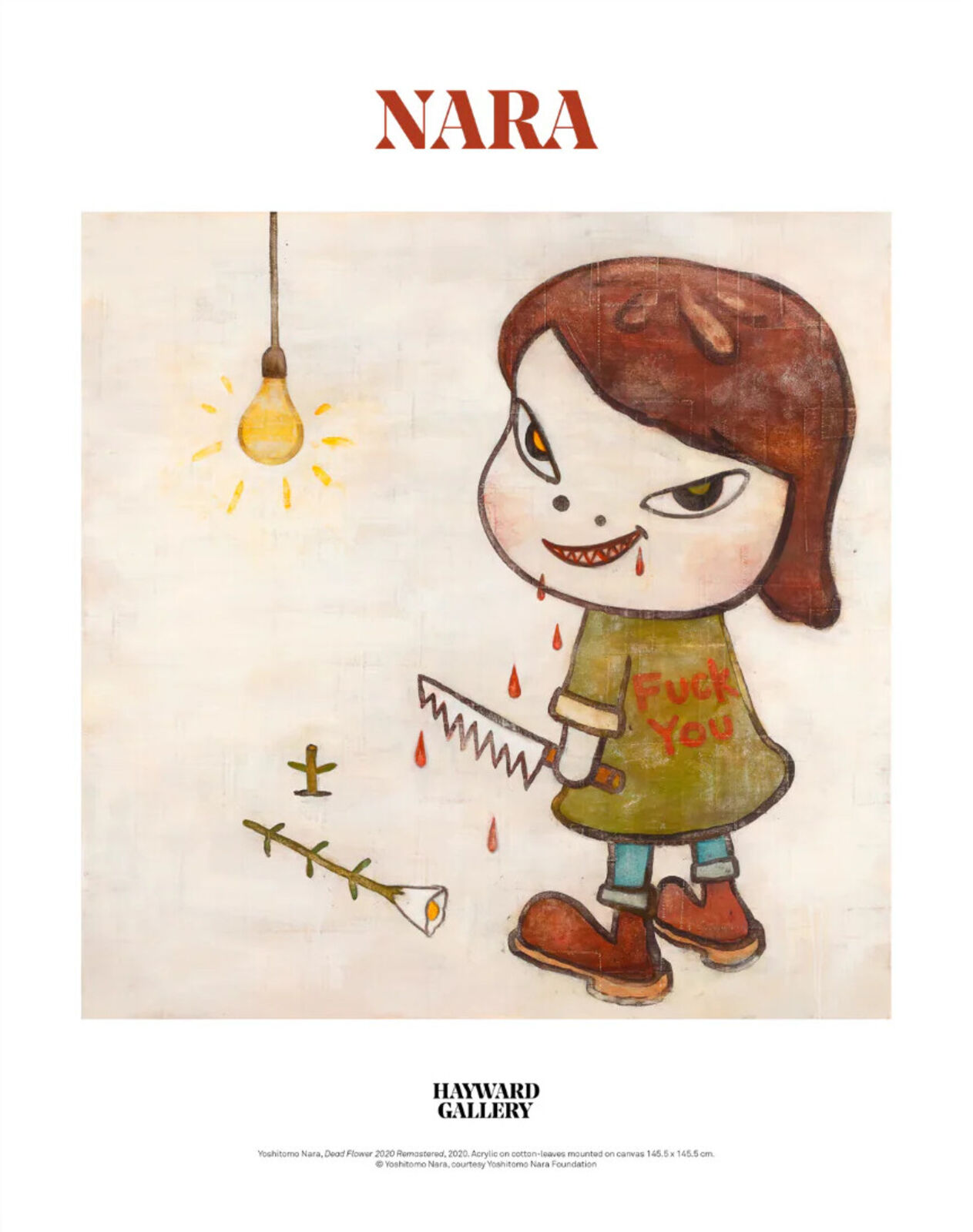 Dead Flower by Yoshitomo Nara, 2025