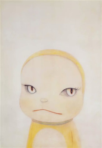 Artwork by Yoshitomo Nara, DORAMICHAN's Ribbon Was Taken By GIAN, Made of Lithograph 