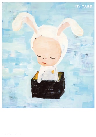 Artwork by Yoshitomo Nara, Little Bunny in the Box, Made of Lithograph 