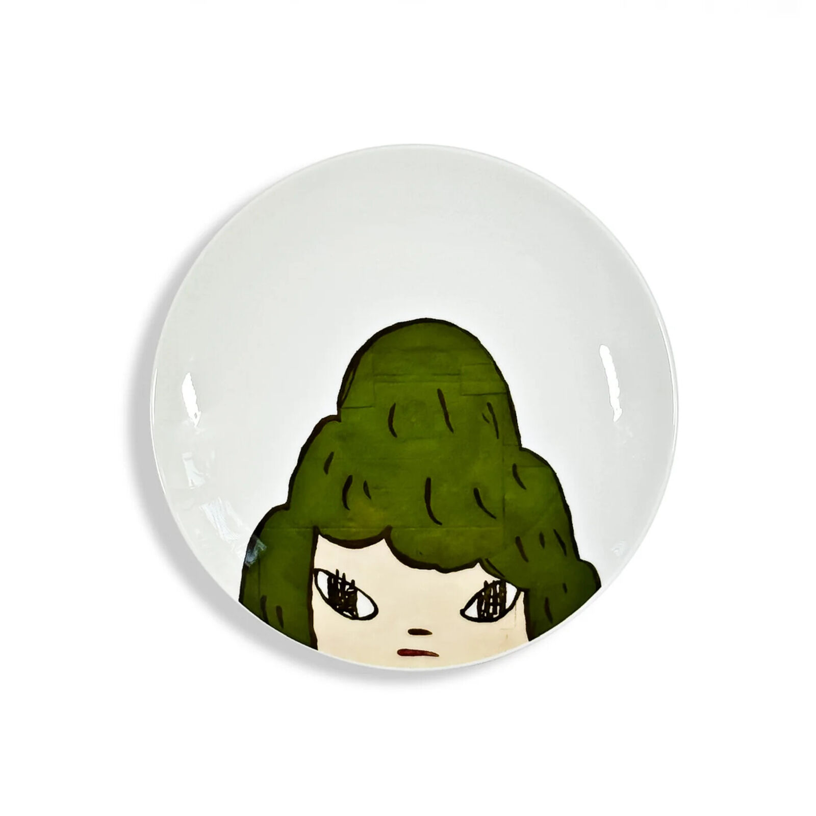 Yamako (Mountain Sister / elder) Plate by Yoshitomo Nara, 2025