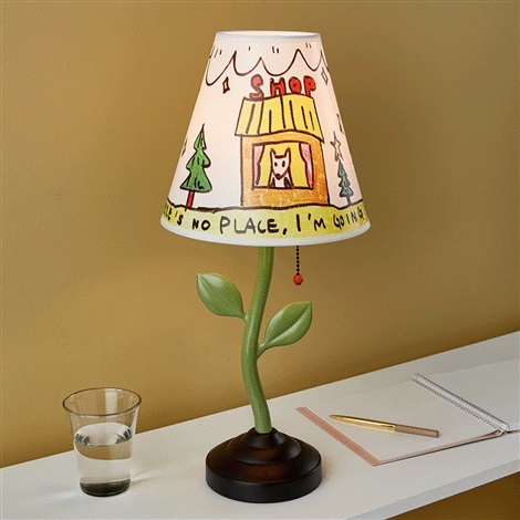 Artwork by Yoshitomo Nara, Y.N. Lamp by Yoshitomo Nara, Made of Metal, Plastic 