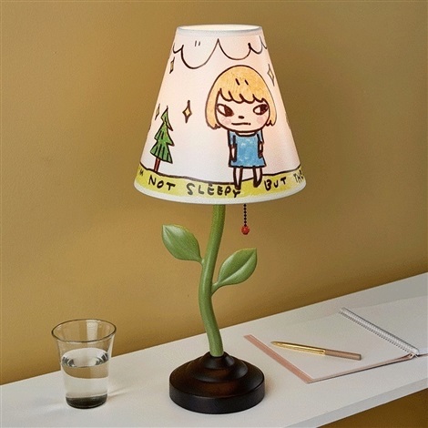Artwork by Yoshitomo Nara, Y.N. Lamp by Yoshitomo Nara, Made of Metal, Plastic 