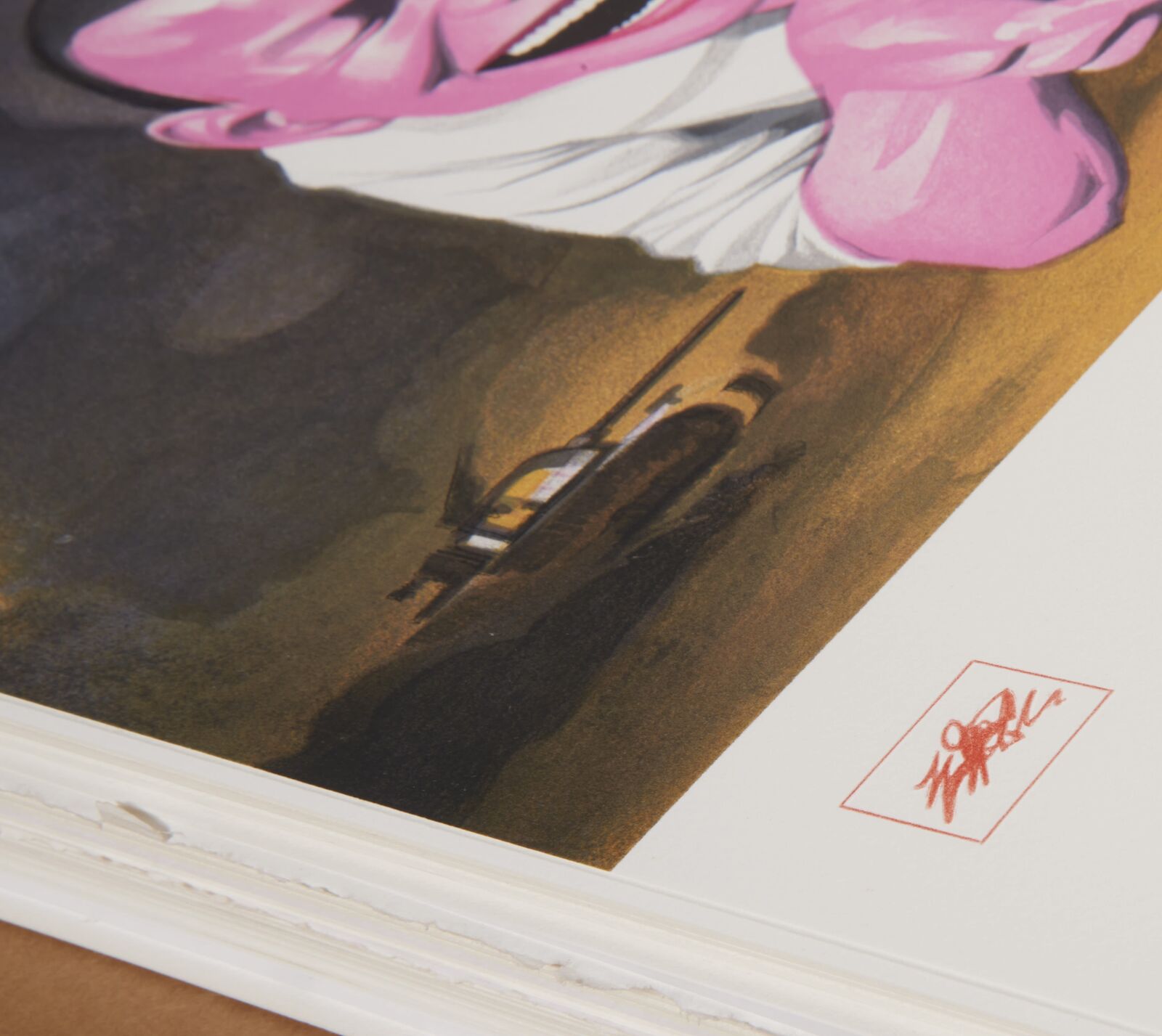 Artwork by Yue Minjun, Fighting, Made of Lithograph on paper 