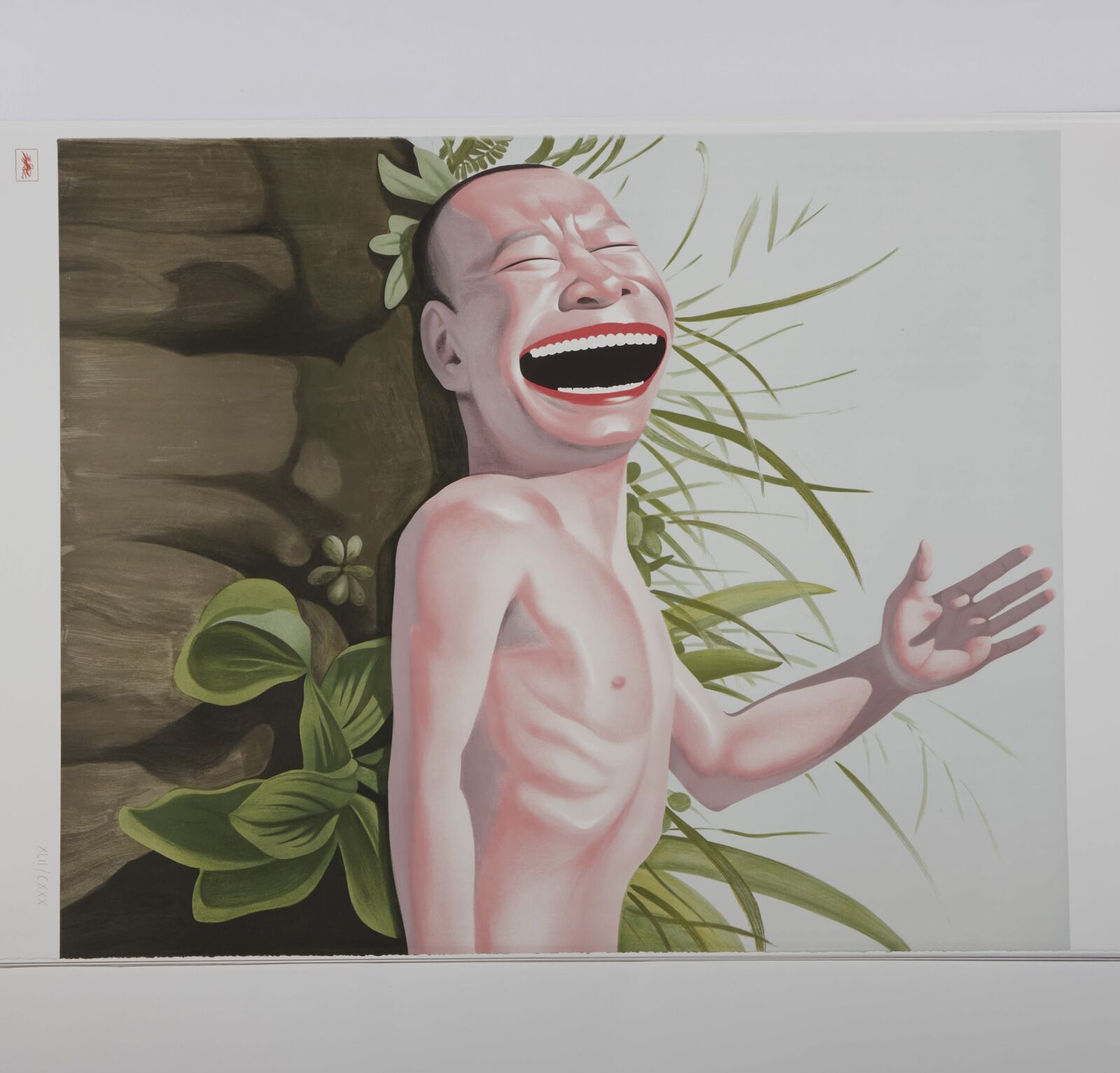 Artwork by Yue Minjun, Hero Here, Made of Lithograph on paper 