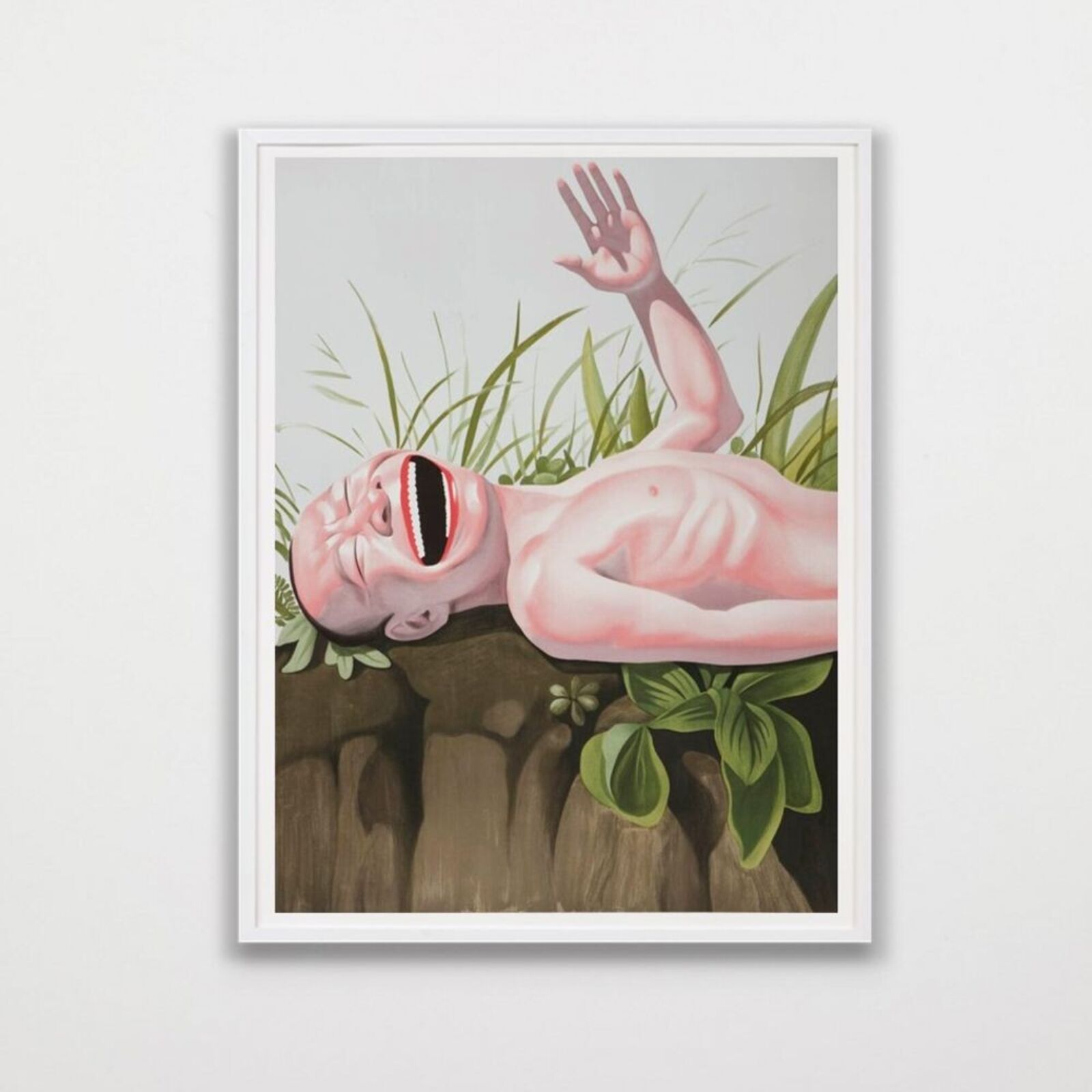 Hero Here by Yue Minjun, 2009