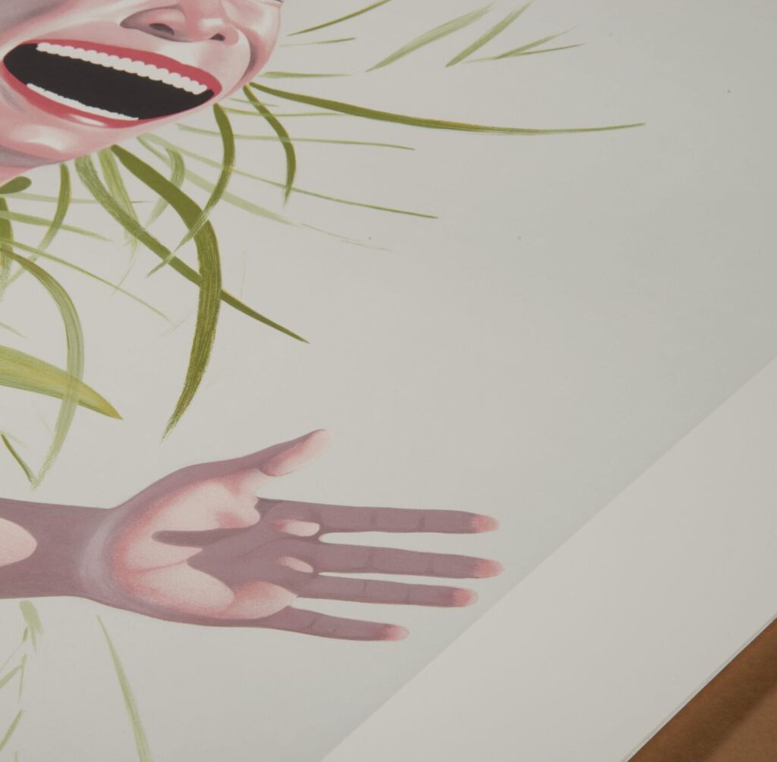 Artwork by Yue Minjun, Hero Here, Made of Lithograph on paper 