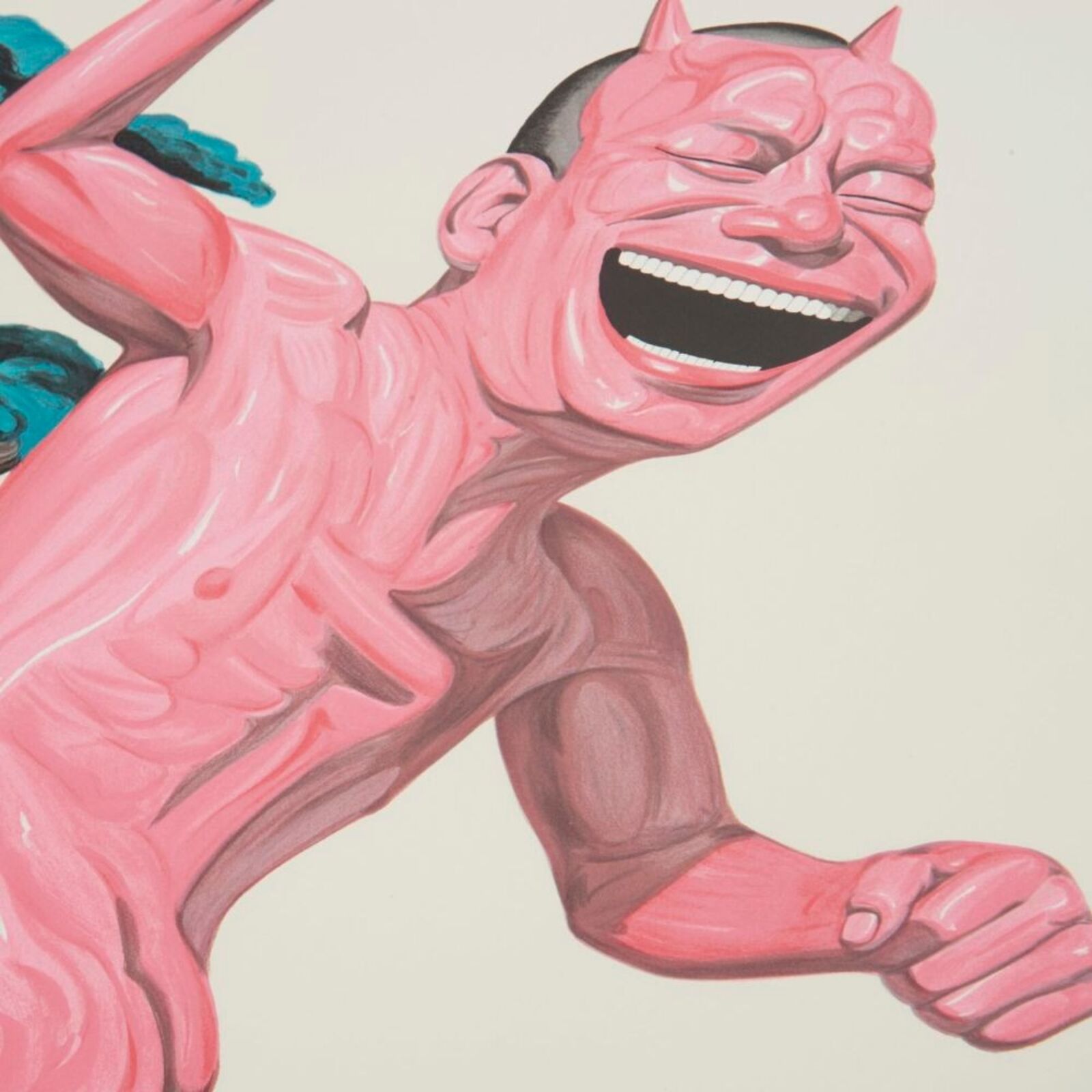 Artwork by Yue Minjun, Pine Tree, Made of Lithograph on paper 