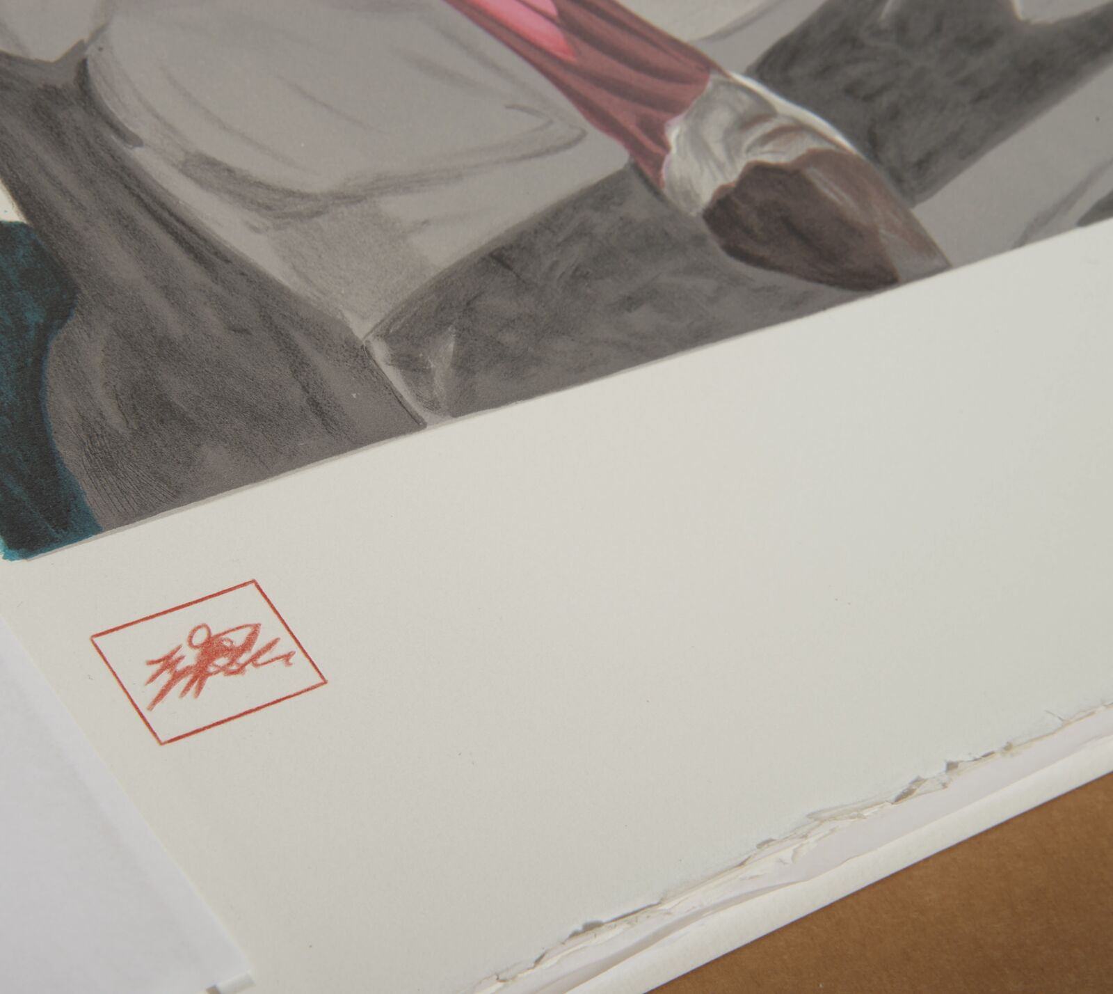 Artwork by Yue Minjun, Pine Tree, Made of Lithograph on paper 