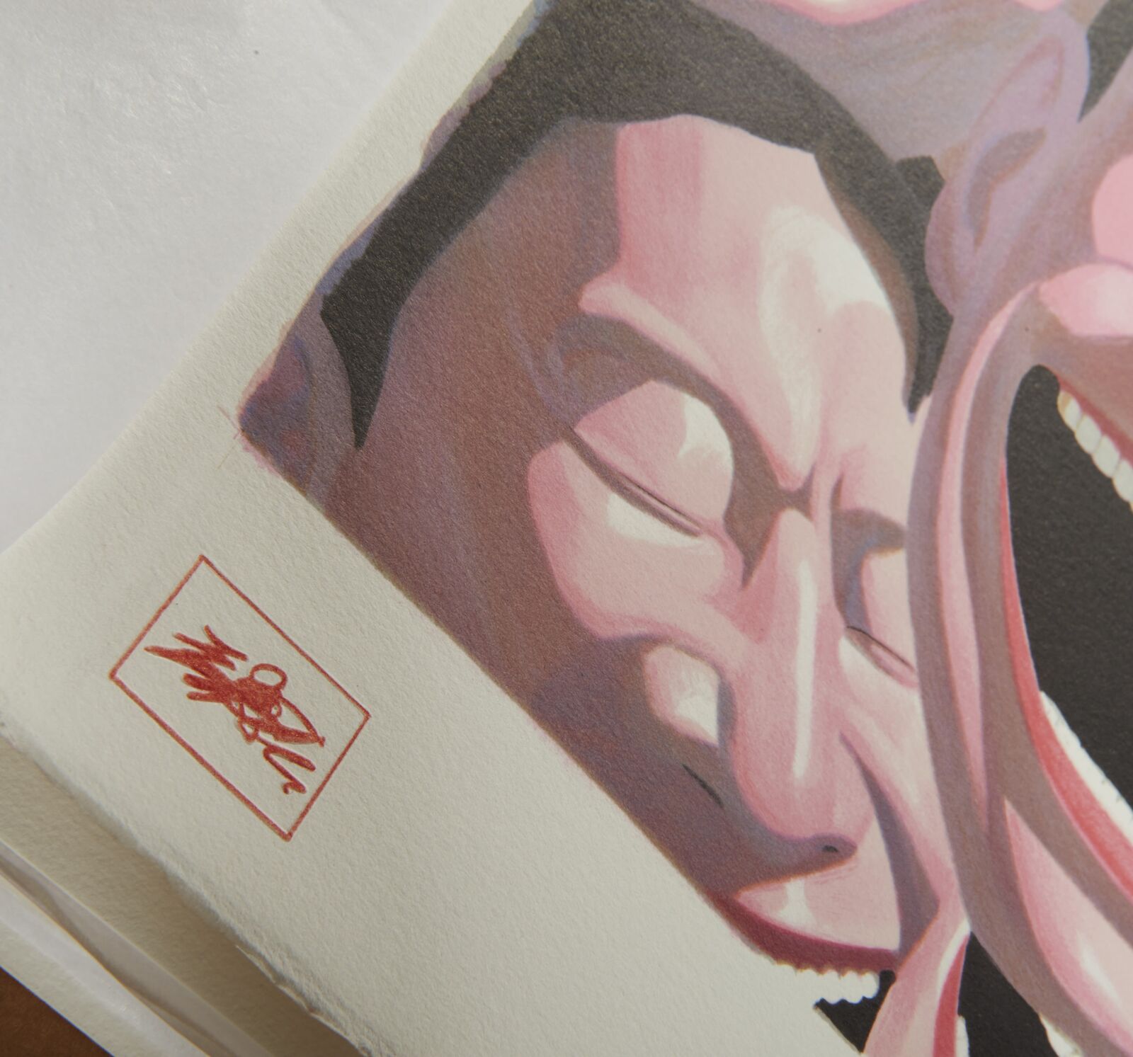 Artwork by Yue Minjun, Starry Night, Made of Lithograph on paper 