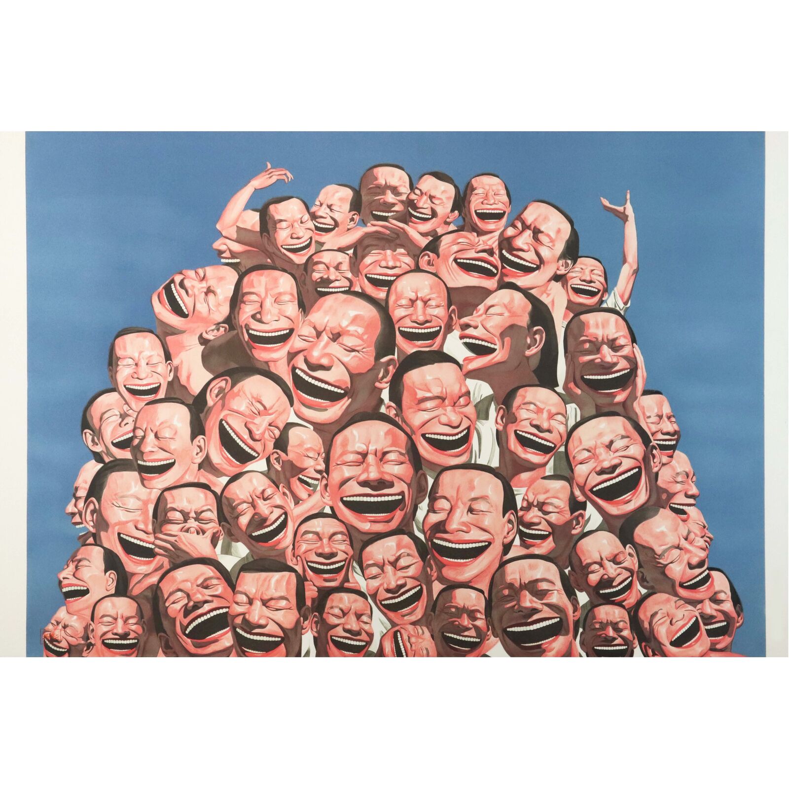 Artwork by Yue Minjun, Garbage Hill, Made of Lithograph on paper 