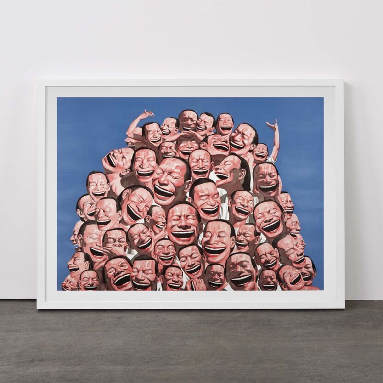 Artwork by Yue Minjun, Snatched Ecstasy (Portfolio of 20), Made of Lithography 