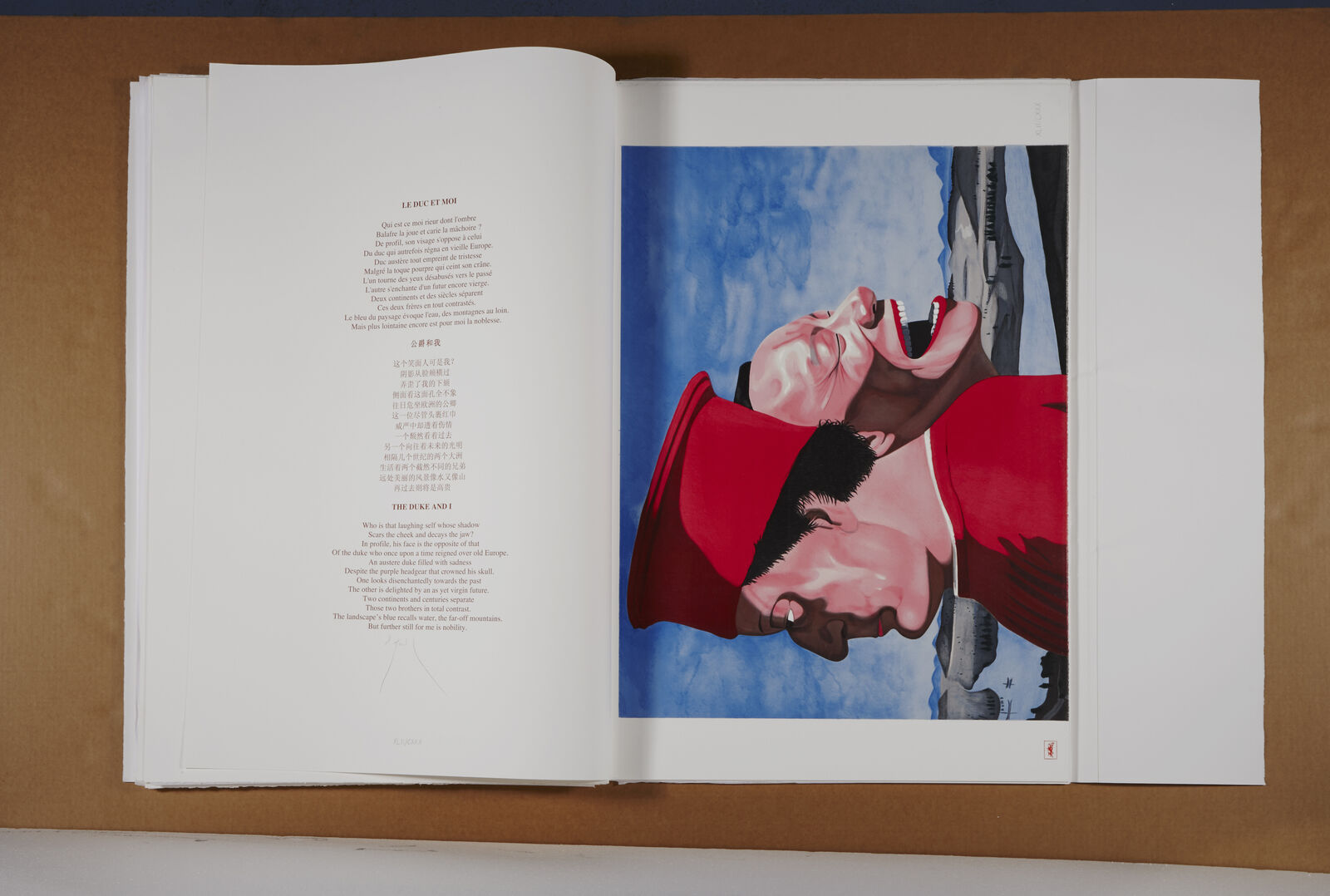 Artwork by Yue Minjun, Snatched Ecstasy (Portfolio of 20), Made of Lithography 