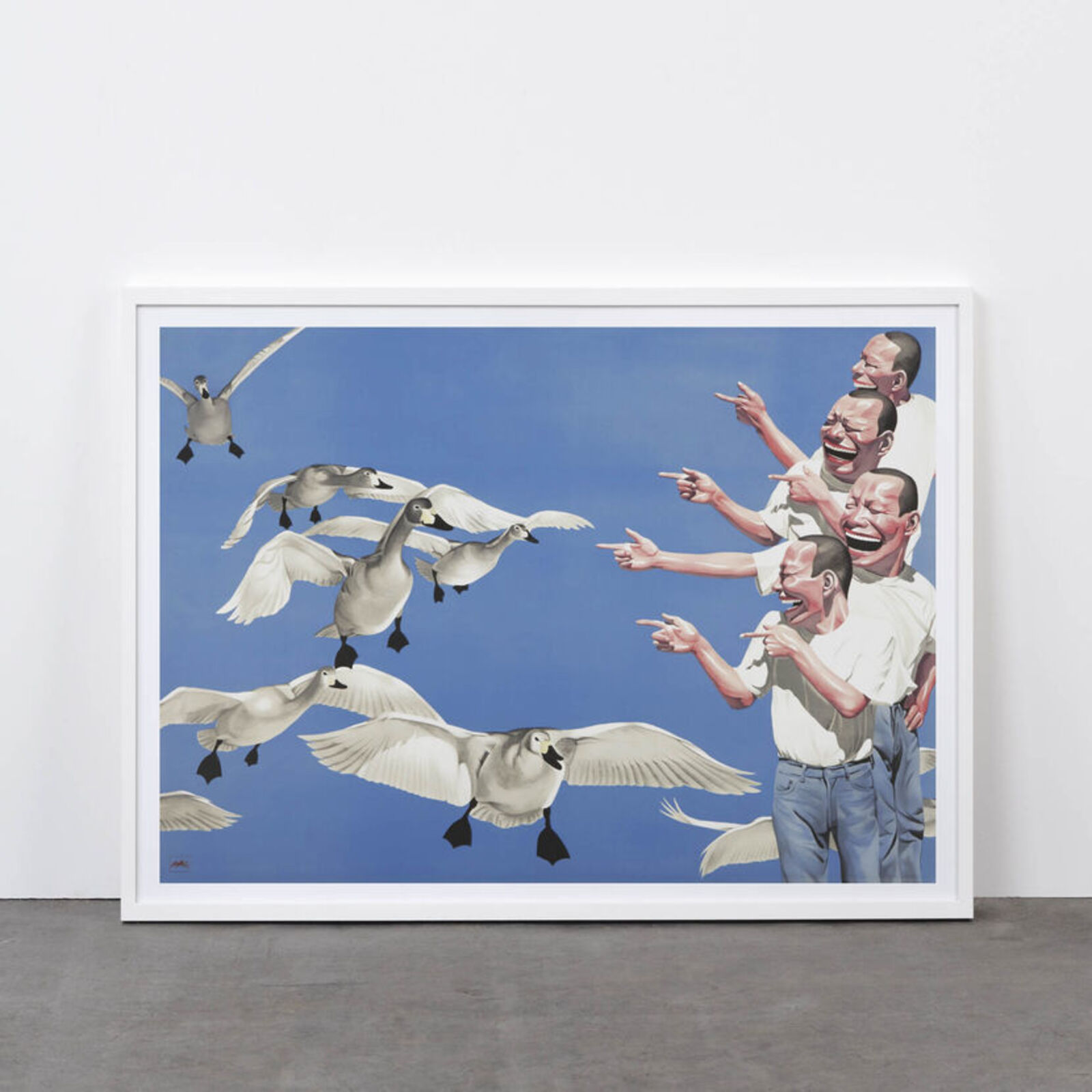 Artwork by Yue Minjun, Snatched Ecstasy (Portfolio of 20), Made of Lithography 