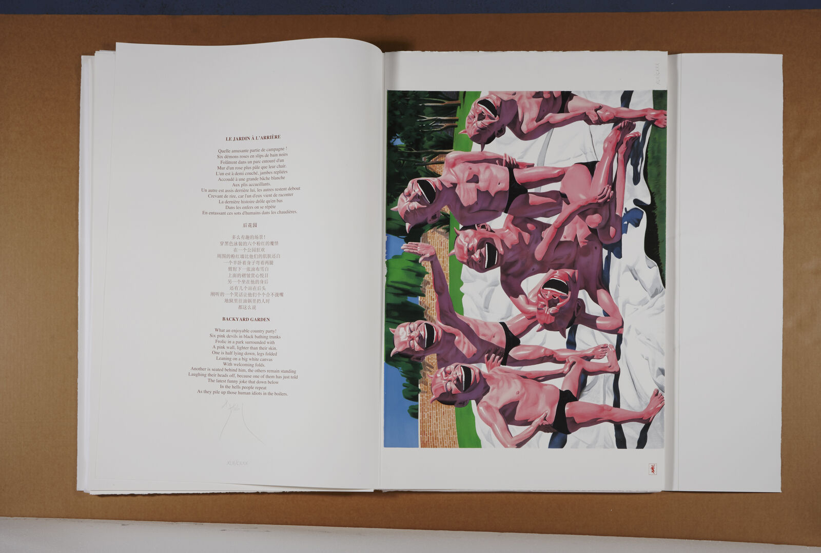 Artwork by Yue Minjun, Snatched Ecstasy (Portfolio of 20), Made of Lithography 