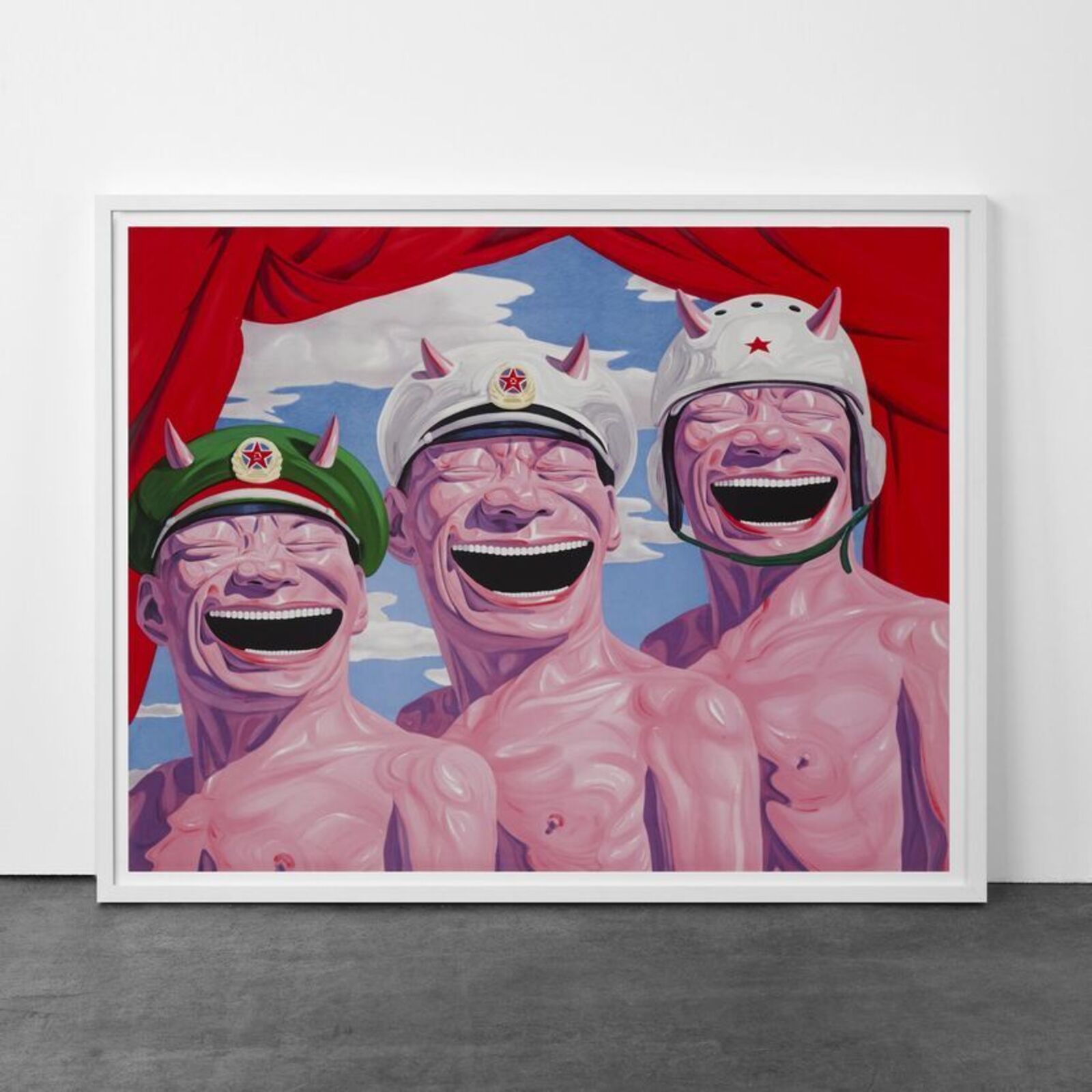 Artwork by Yue Minjun, Snatched Ecstasy (Portfolio of 20), Made of Lithography 