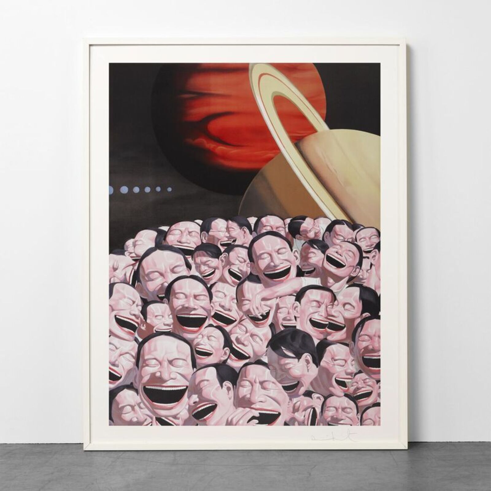 Artwork by Yue Minjun, Snatched Ecstasy (Portfolio of 20), Made of Lithography 