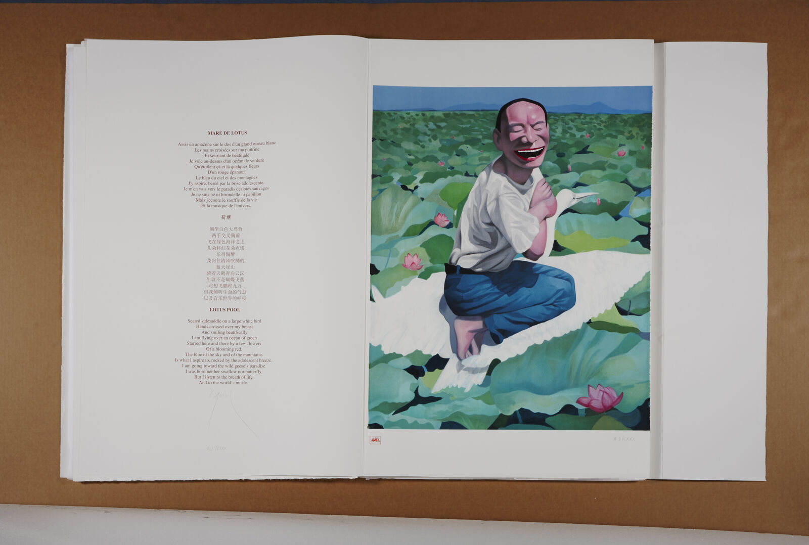 Artwork by Yue Minjun, Snatched Ecstasy (Portfolio of 20), Made of Lithography 