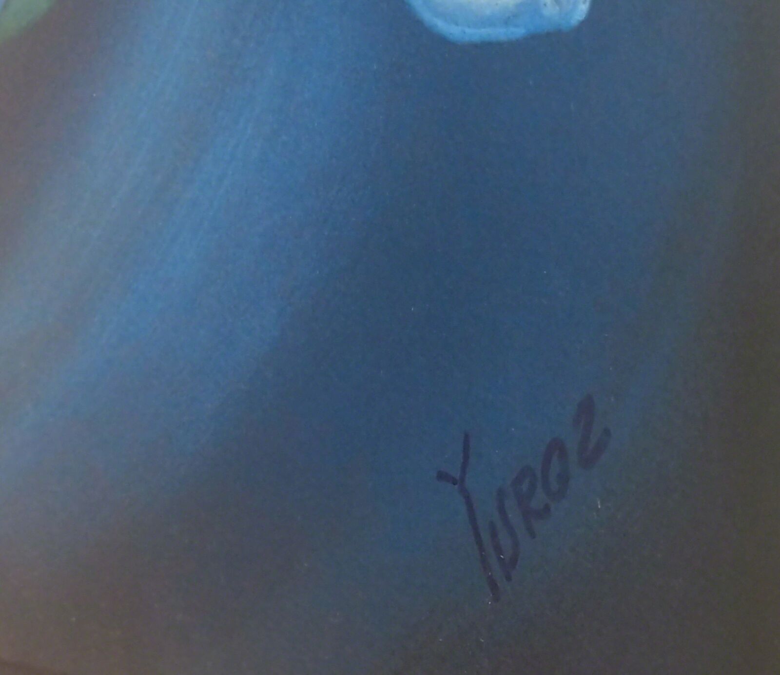 A painting of a group of people sitting around a gramophone.