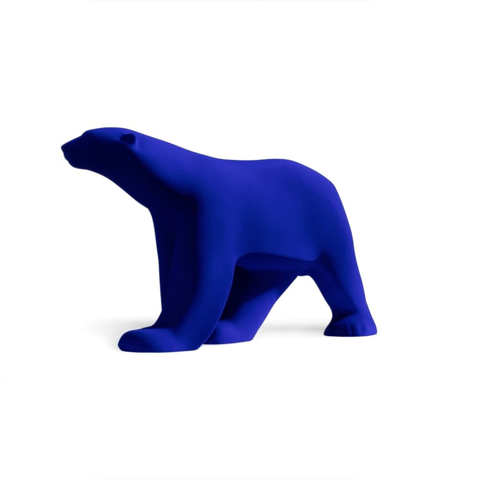 Artwork by Yves Klein, L'Ours Pompon, Made of Handmade Resin with IKB Finishing 