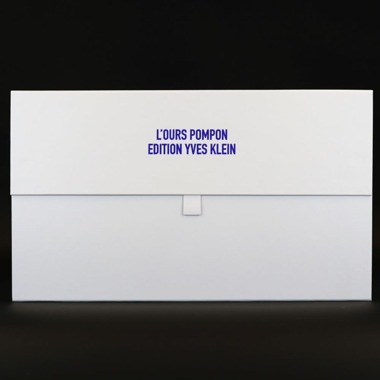 Artwork by Yves Klein, L'Ours Pompon, Made of Handmade Resin with IKB Finishing 