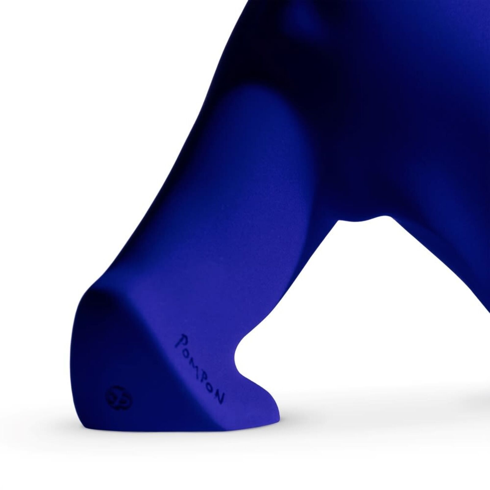 Artwork by Yves Klein, L'Ours Pompon, Made of Handmade Resin with IKB Finishing 