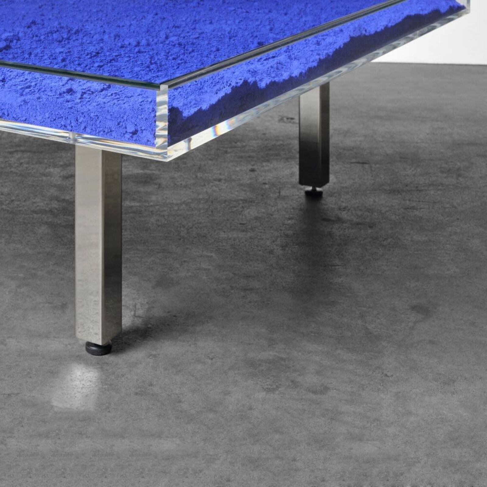 Artwork by Yves Klein, Table IKB® (Blue), Made of Sculpture Object 