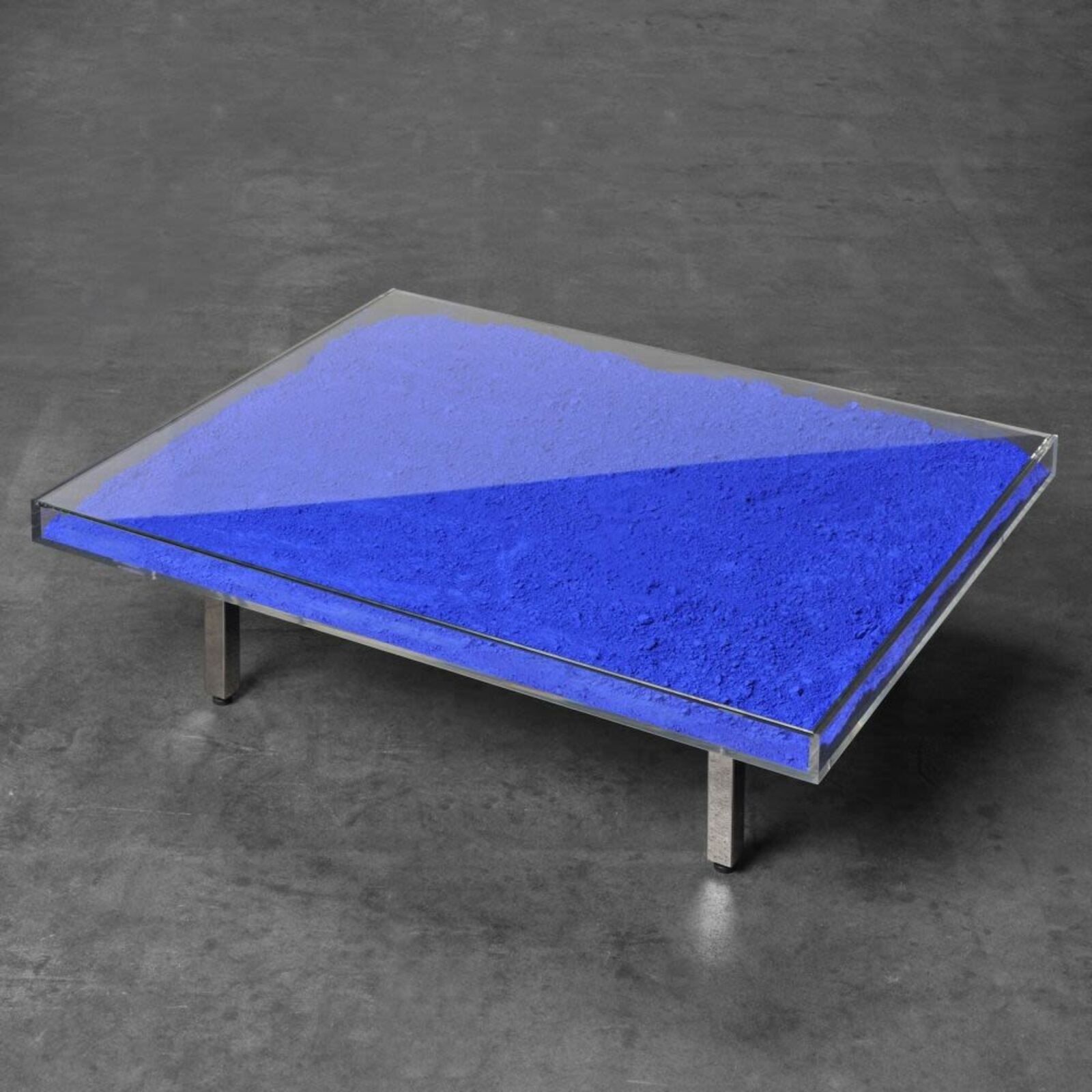 Artwork by Yves Klein, Table IKB® (Blue), Made of Sculpture Object 