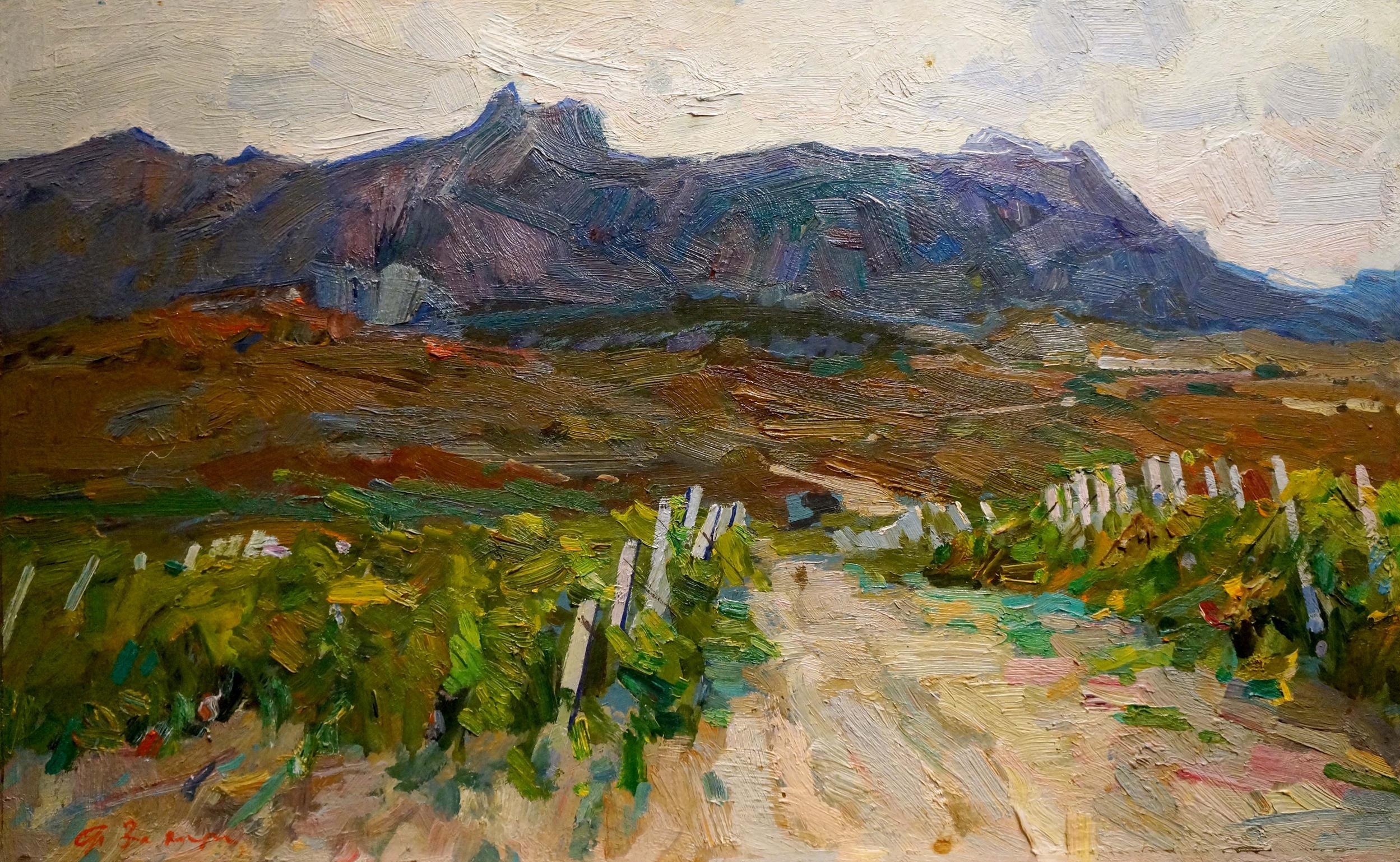 In the vineyards by Fiodor Zakharovitch Zakharov, null