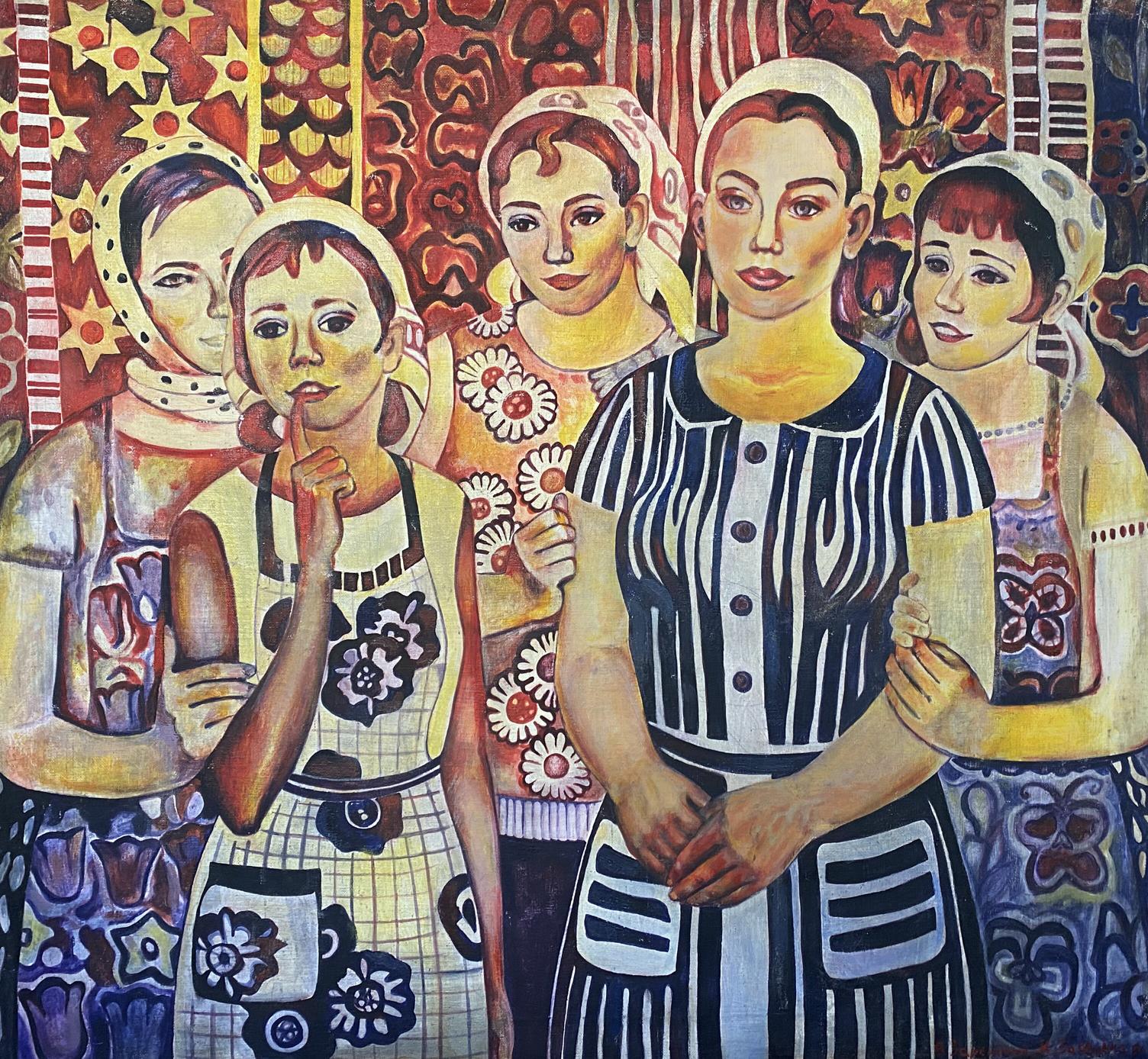 Girls portrait" * ARTISTS by Viktor Zaretsky, null