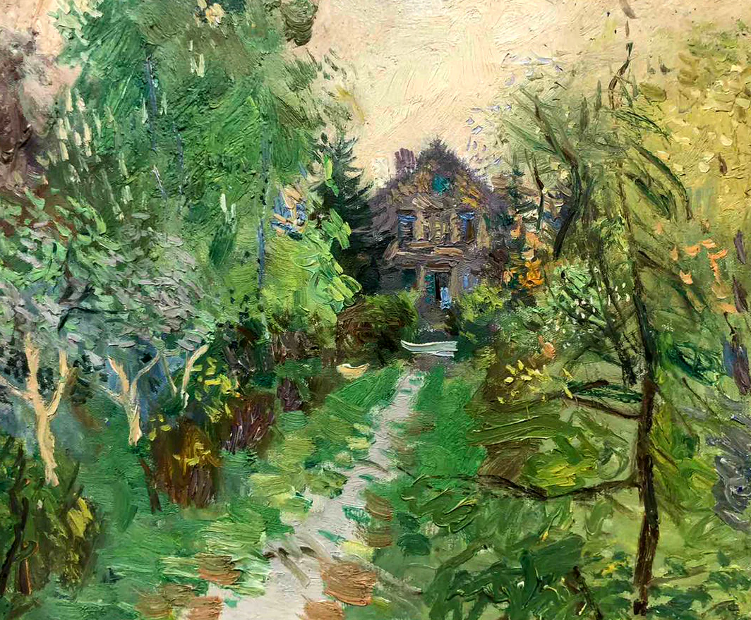 House in the woods by Viktor Zaretsky, null