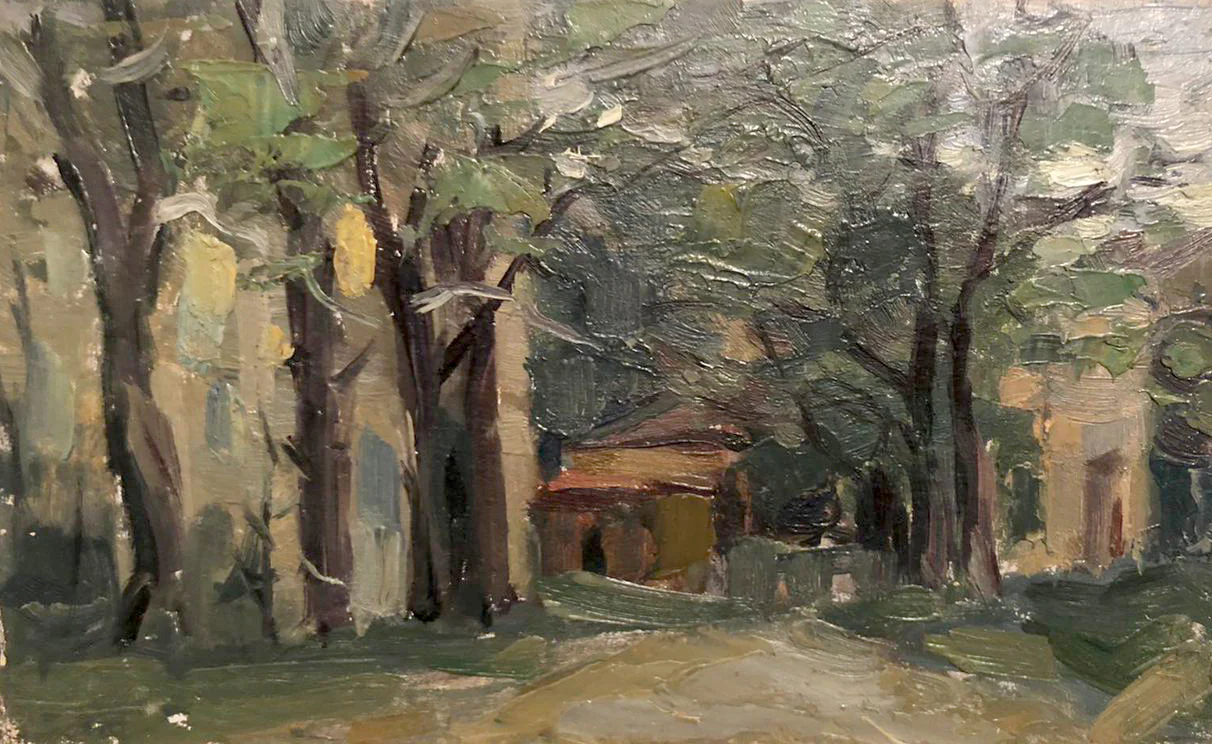 Urban landscape by Viktor Zaretsky, null