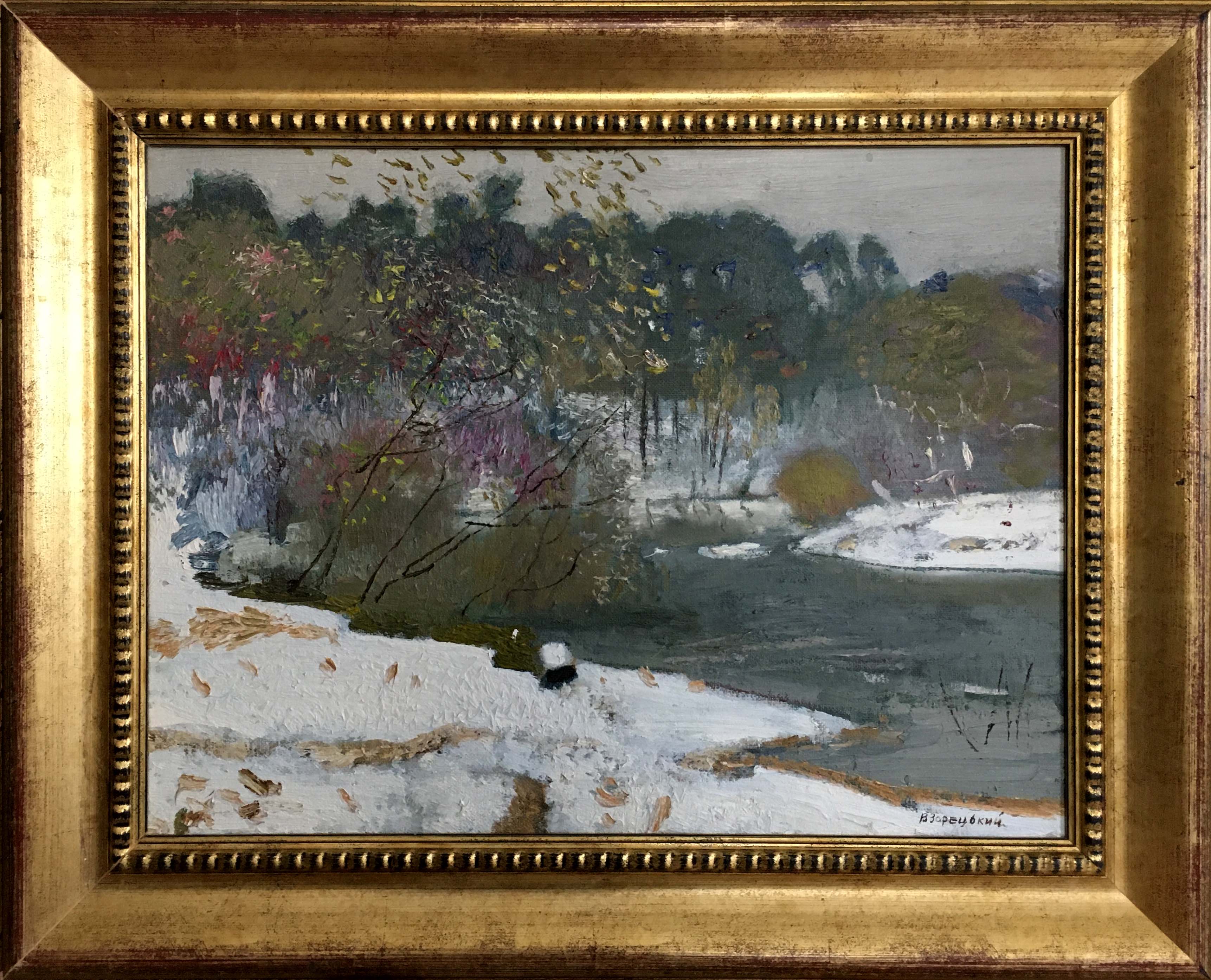 Winter landscape by Viktor Zaretsky, null