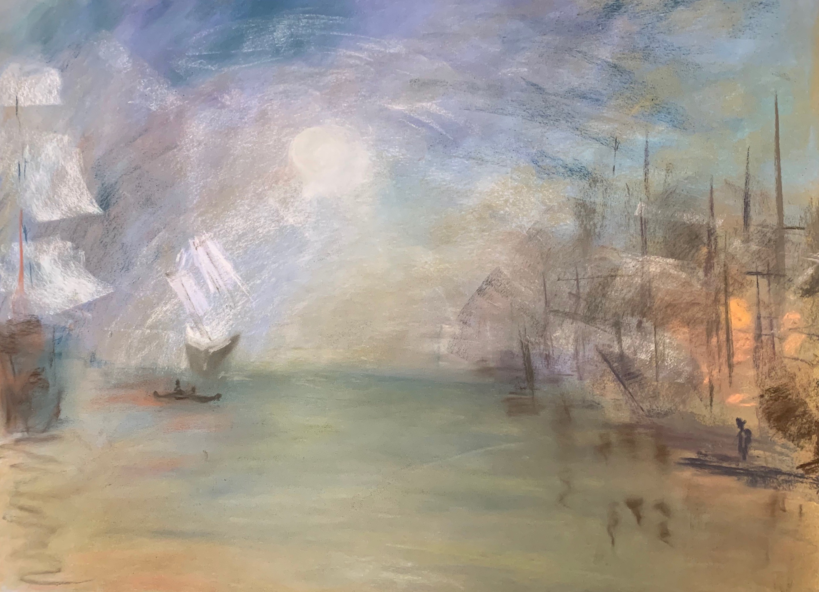 Hommage à W. Turner by Zdenka Palkovic, 2021