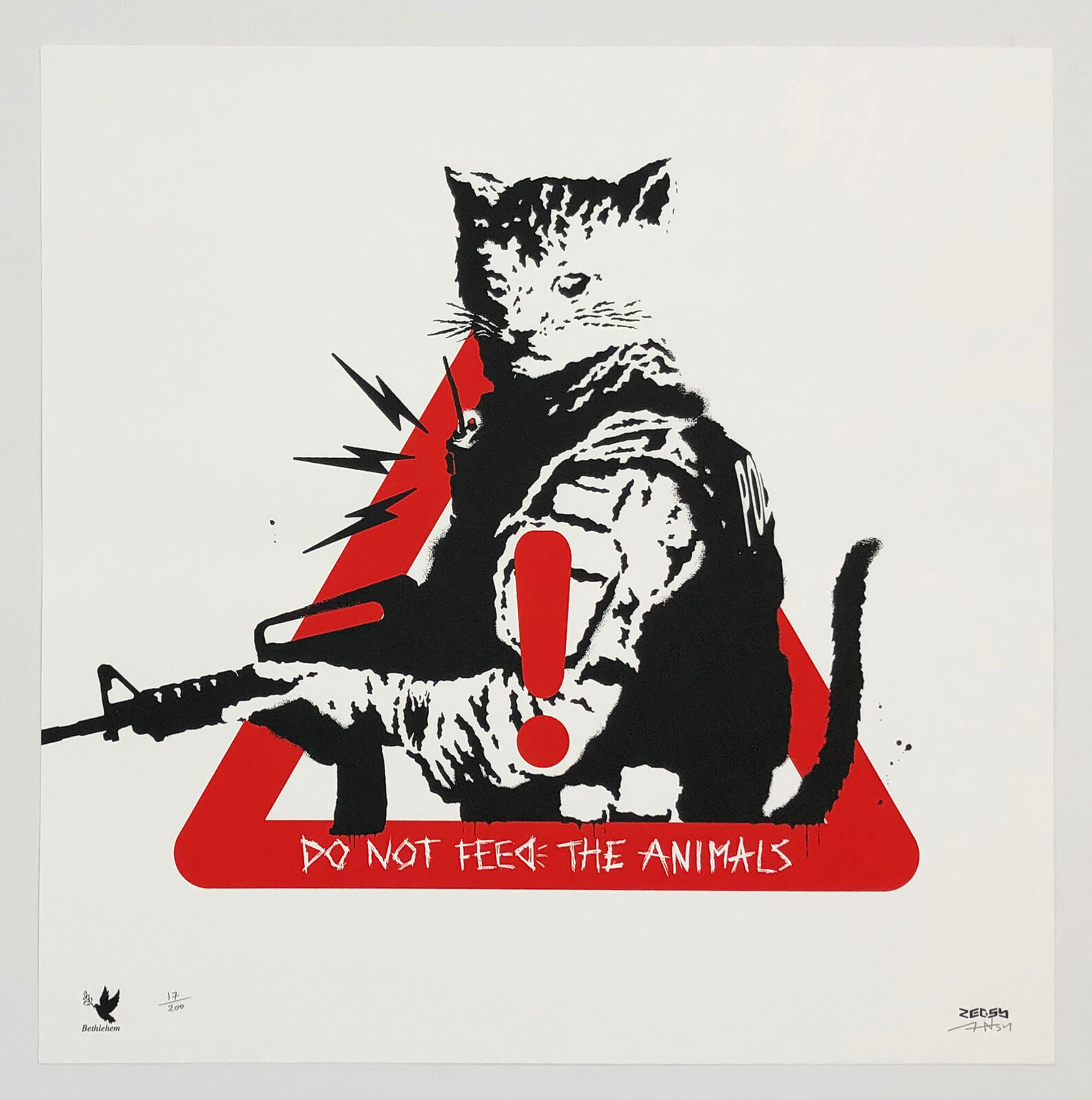 Artwork by Zedsy, Bethlehem Print Set (3 hand signed screen prints), Made of Screen Print 