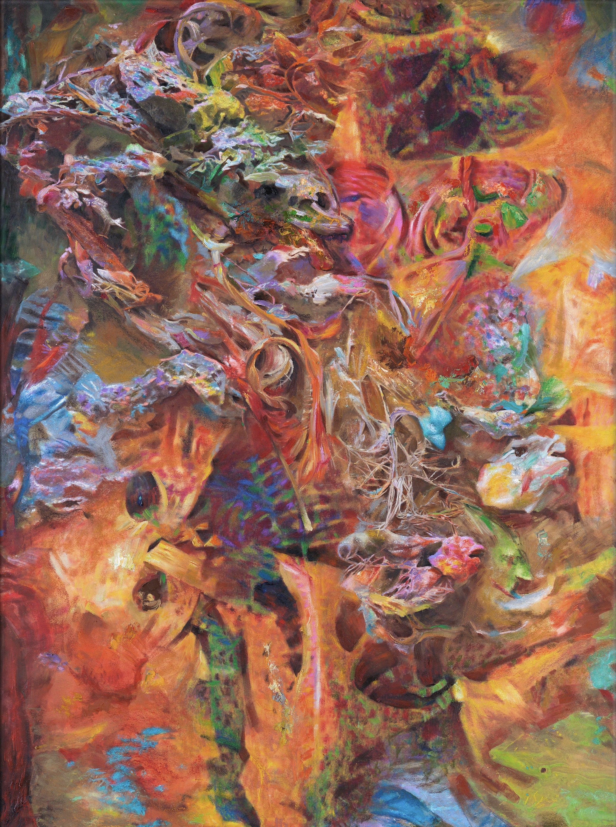 Abstract Expressionism New Wild No.6 by Zenan  Fu, 2016