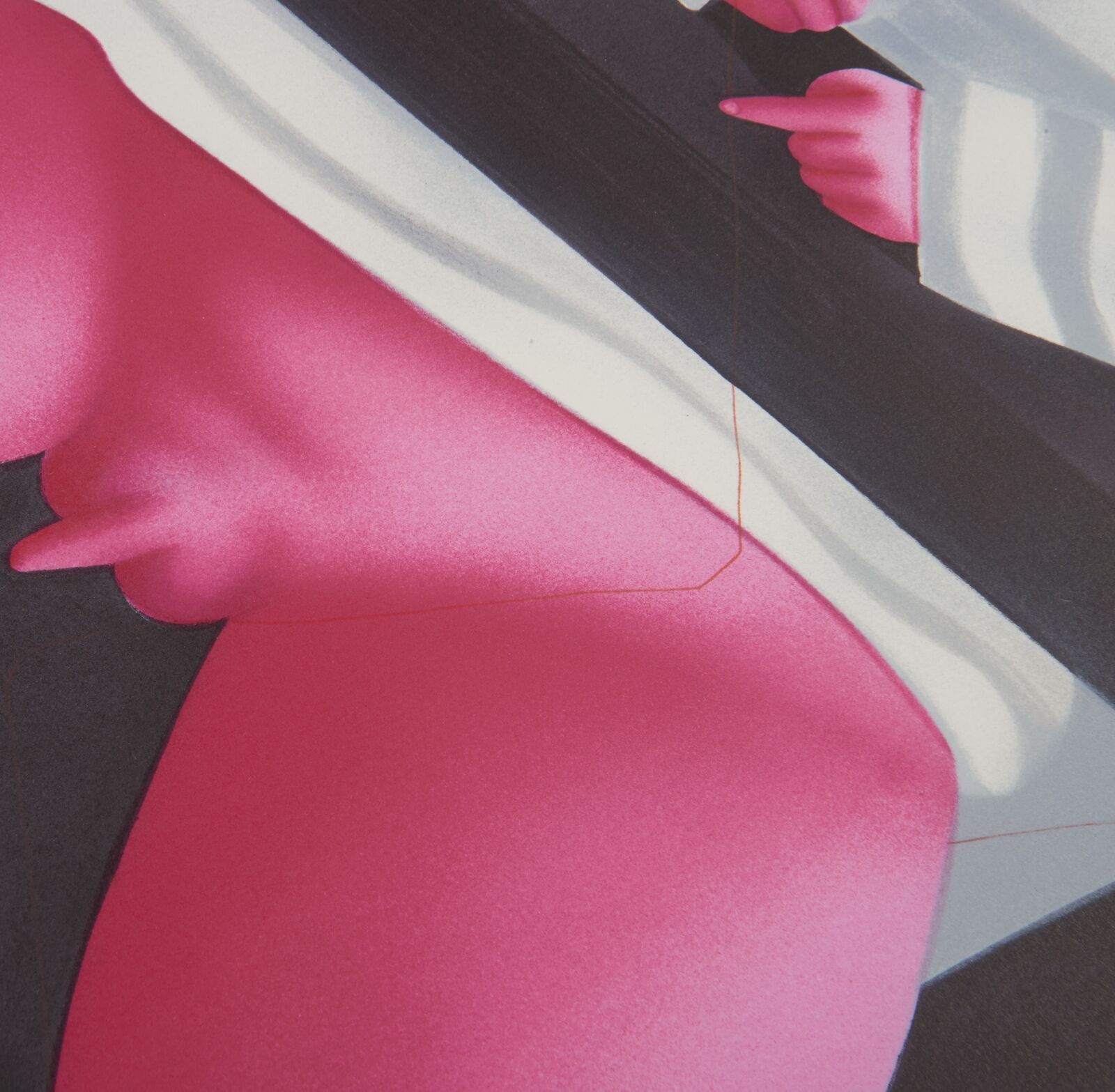 Artwork by Zhang Xiaogang, Baby in a Sailor Suit, Made of Lithograph 