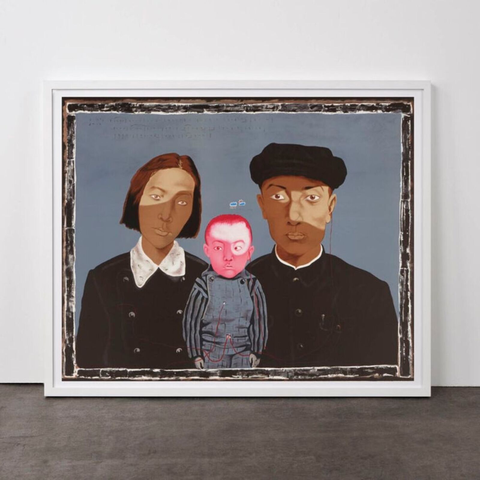 Artwork by Zhang Xiaogang, Bloodline: Big Family, Made of Litography 