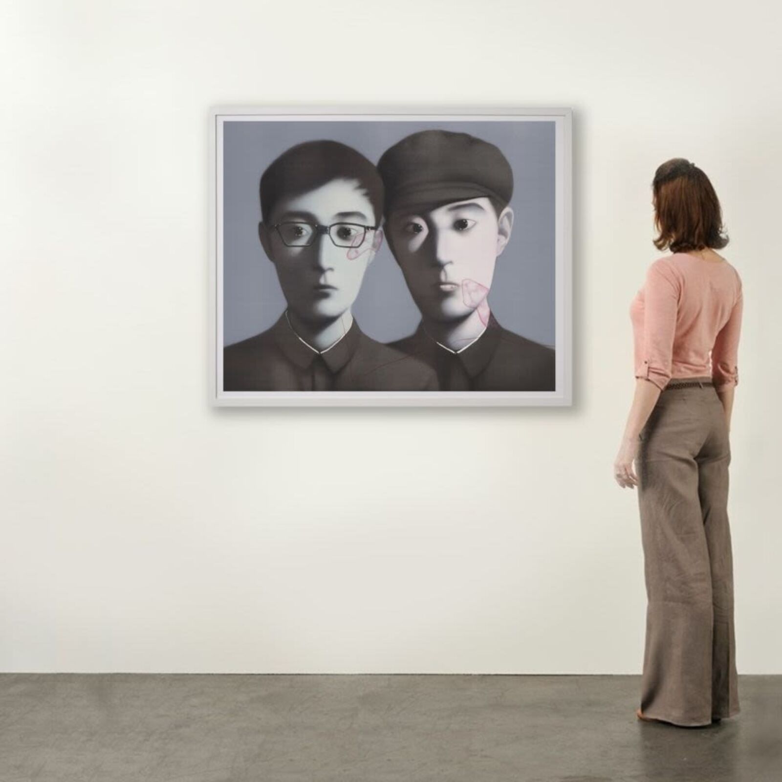 Artwork by Zhang Xiaogang, Description, Made of Lithograph 