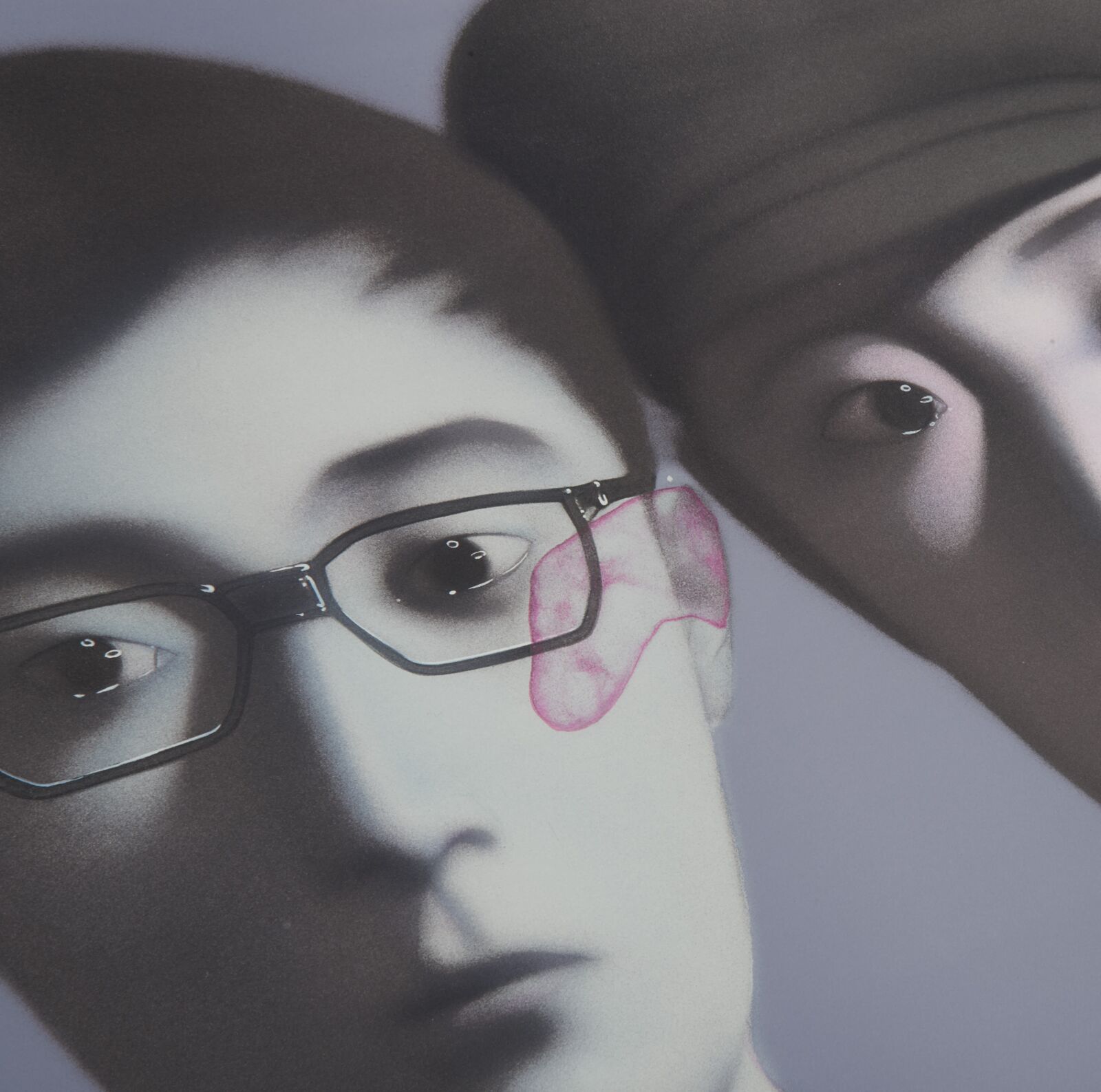 Artwork by Zhang Xiaogang, Description, Made of Lithograph 