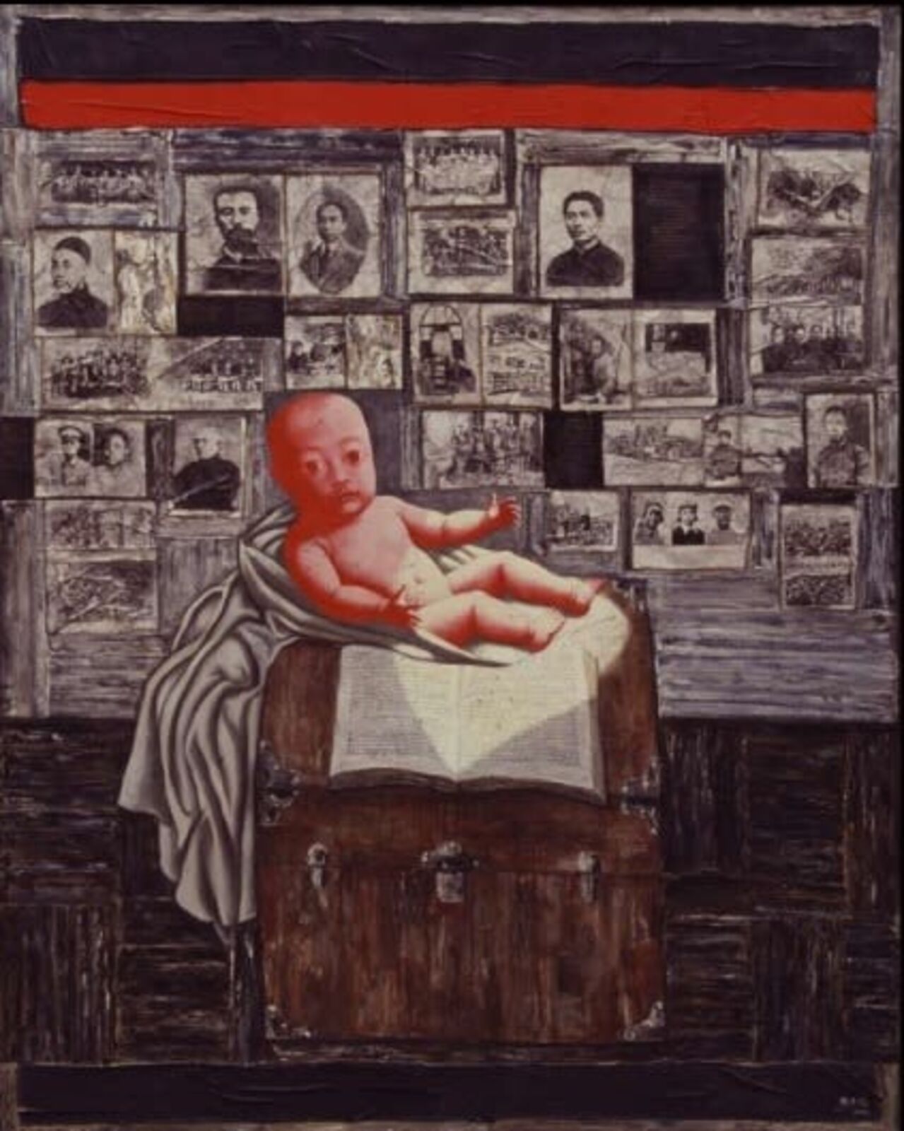 Artwork by Zhang Xiaogang, Genesis, Made of Lithography 