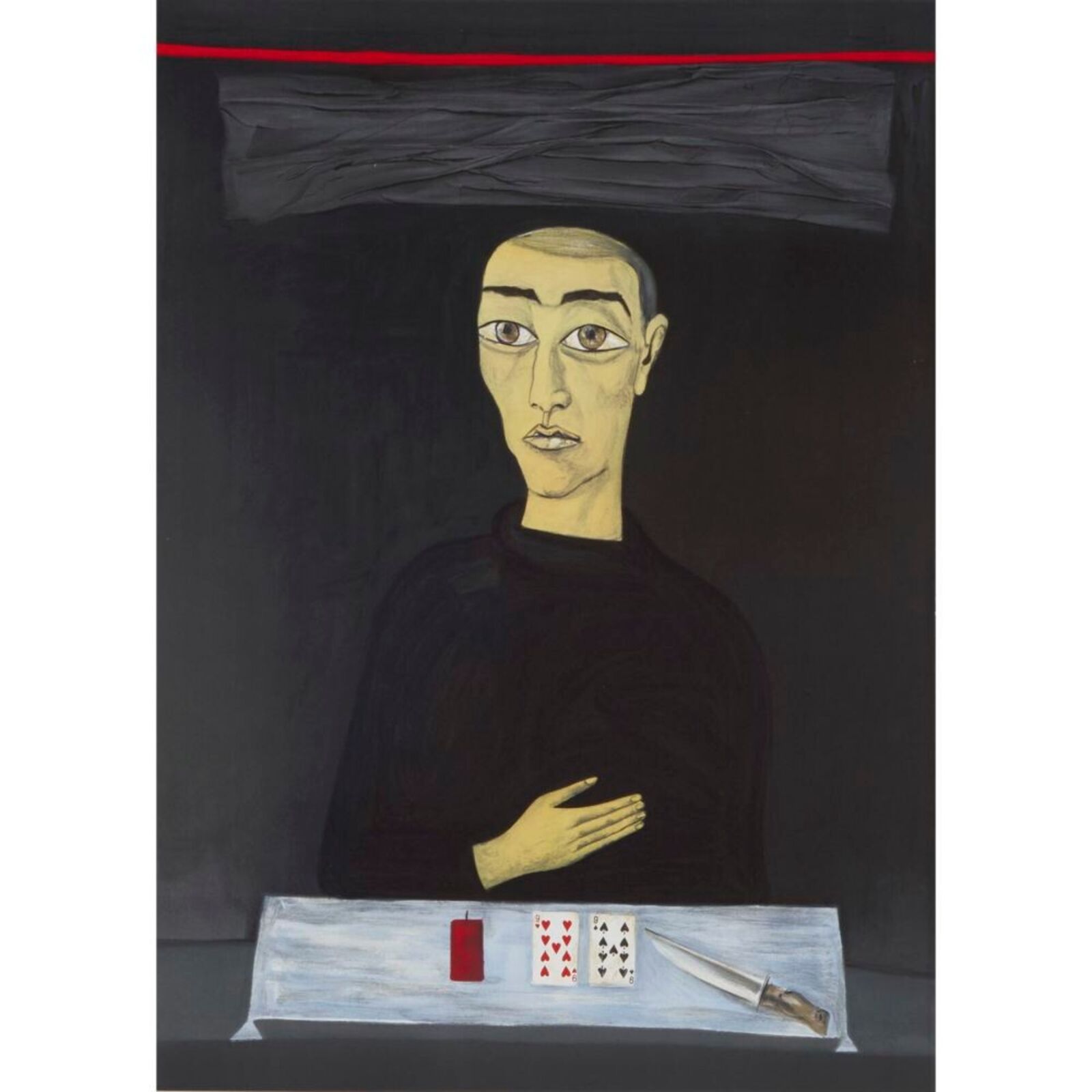 Nine of Hearts Nine of Spades by Zhang Xiaogang, 2009