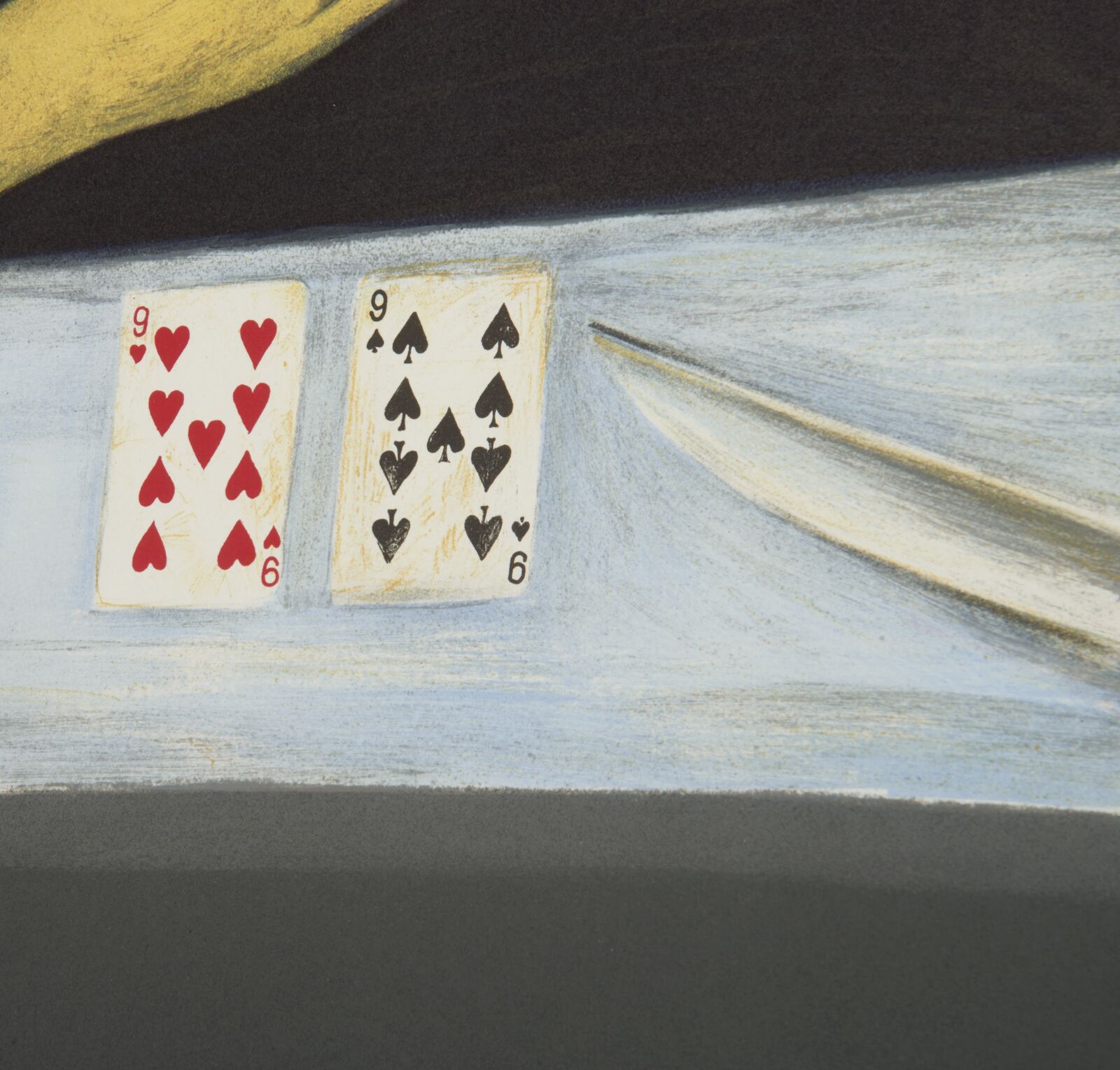 Artwork by Zhang Xiaogang, Nine of Hearts Nine of Spades, Made of Lithography 