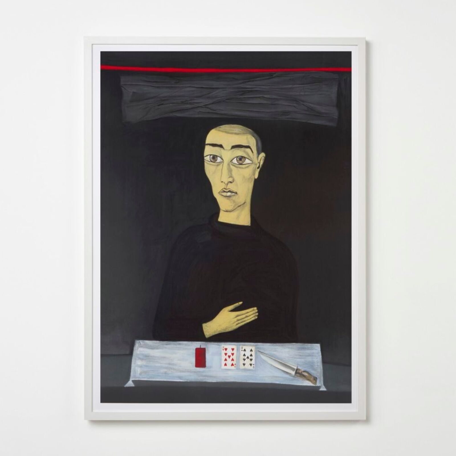 Artwork by Zhang Xiaogang, Nine of Hearts Nine of Spades, Made of Lithography 