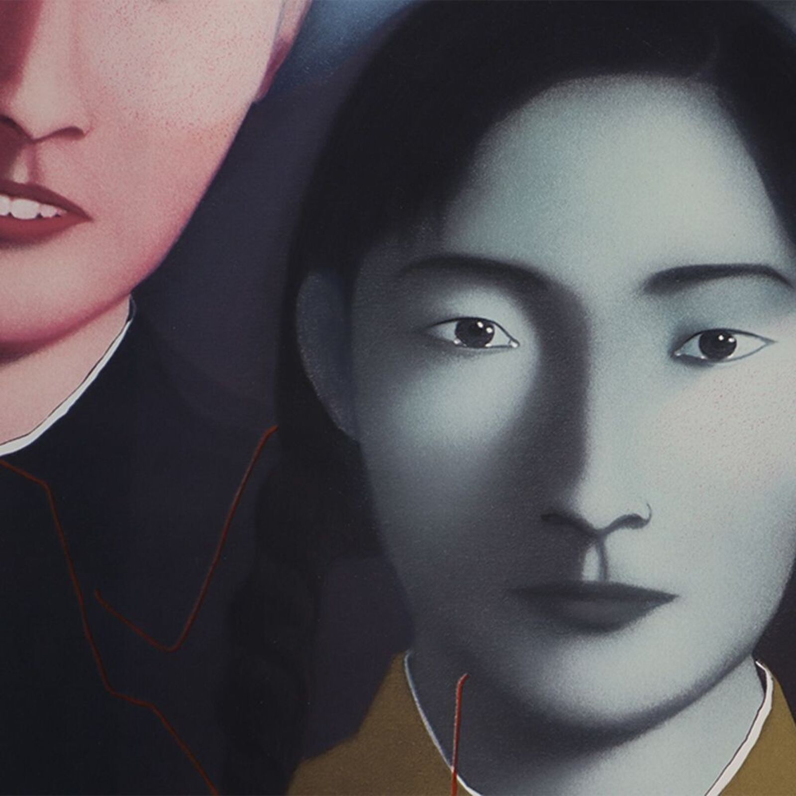 Artwork by Zhang Xiaogang, The Martyr's Blood, Made of Lithograph 