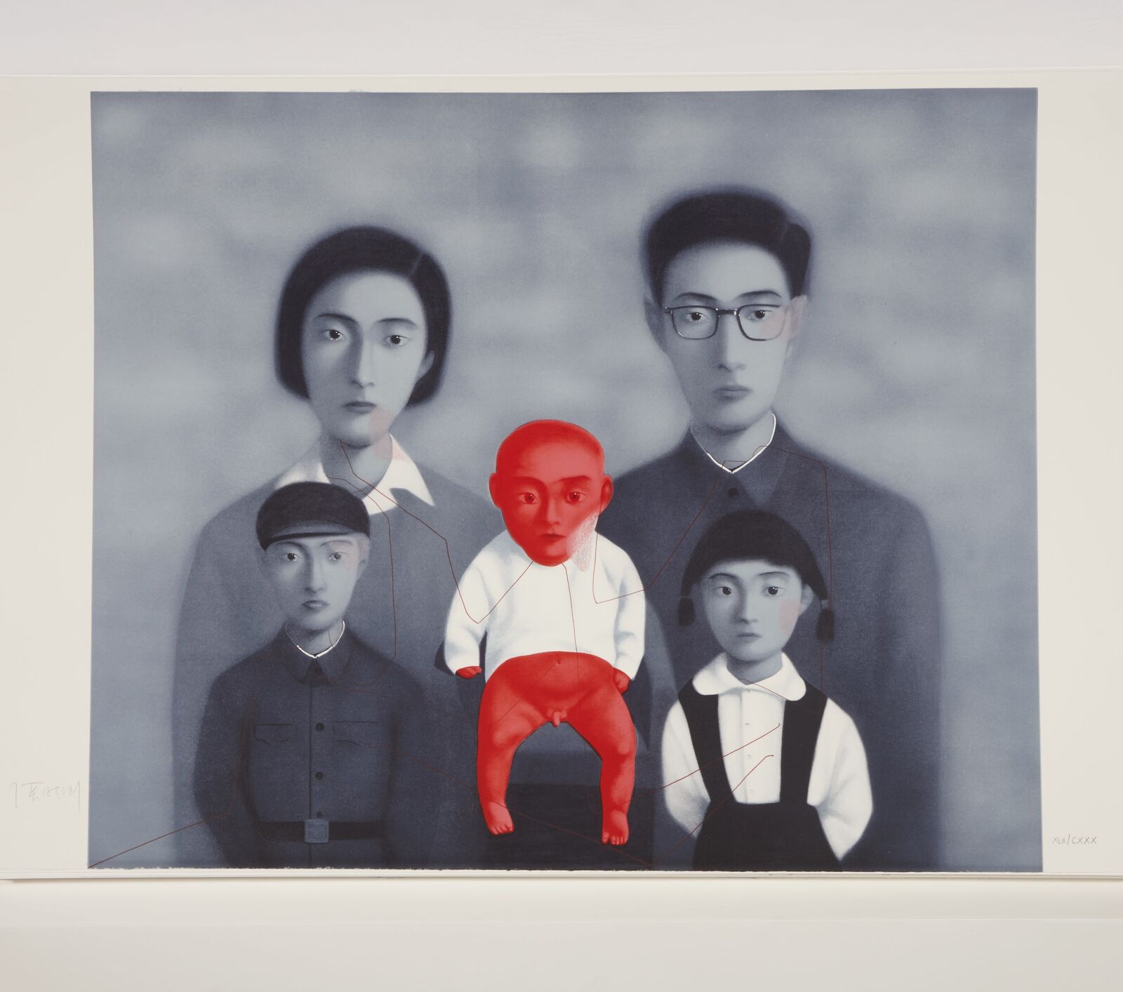 The Red Baby by Zhang Xiaogang, 2009