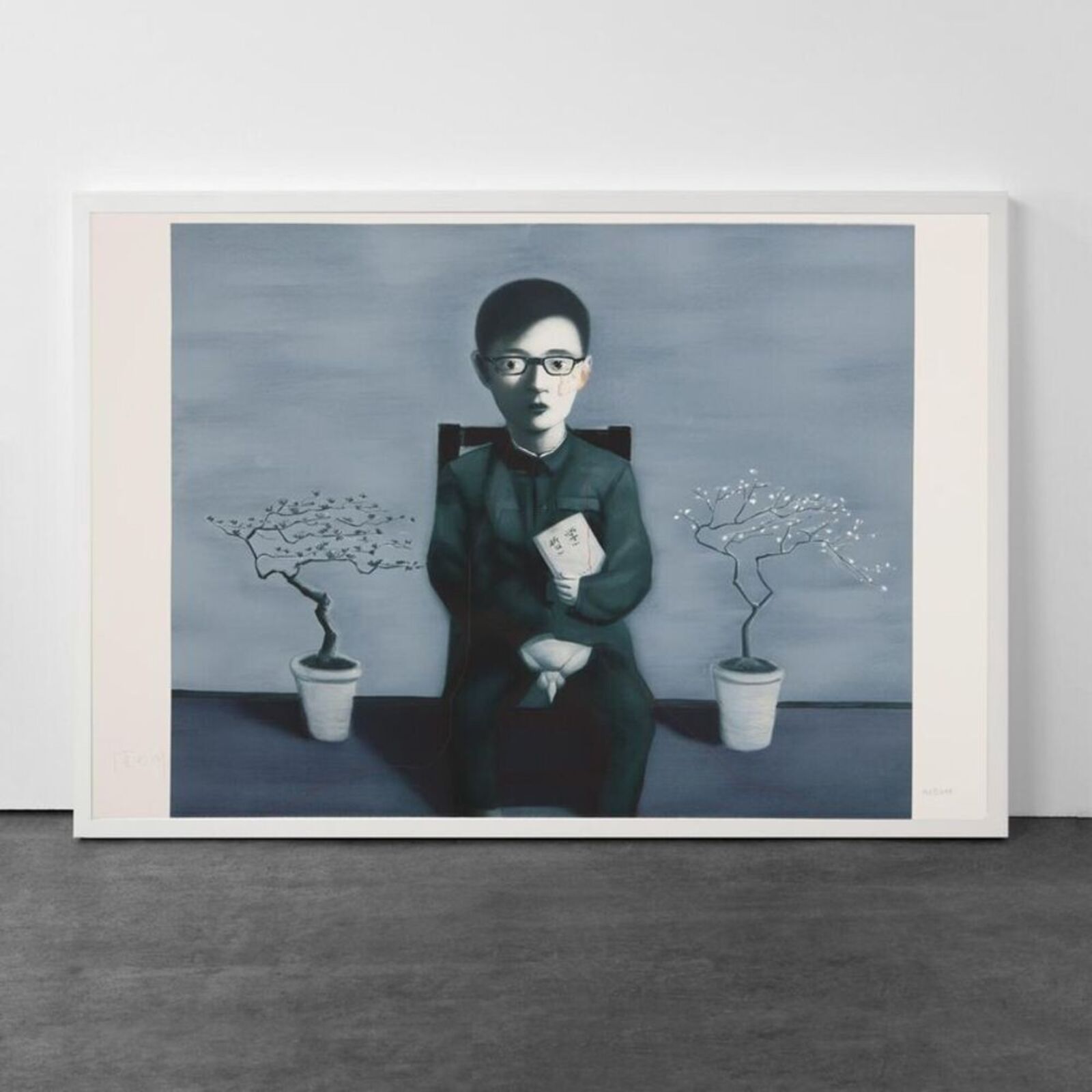 Boy and Tree by Zhang Xiaogang, 2009