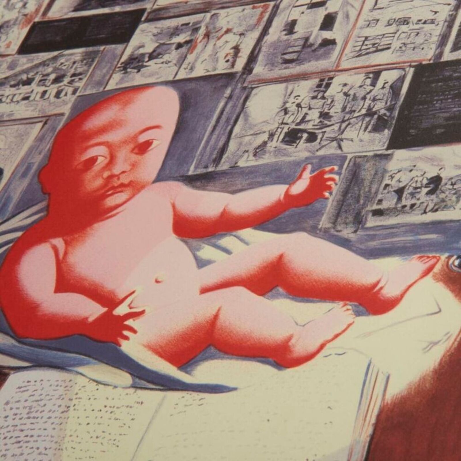 Artwork by Zhang Xiaogang, Genesis, Made of Lithography 
