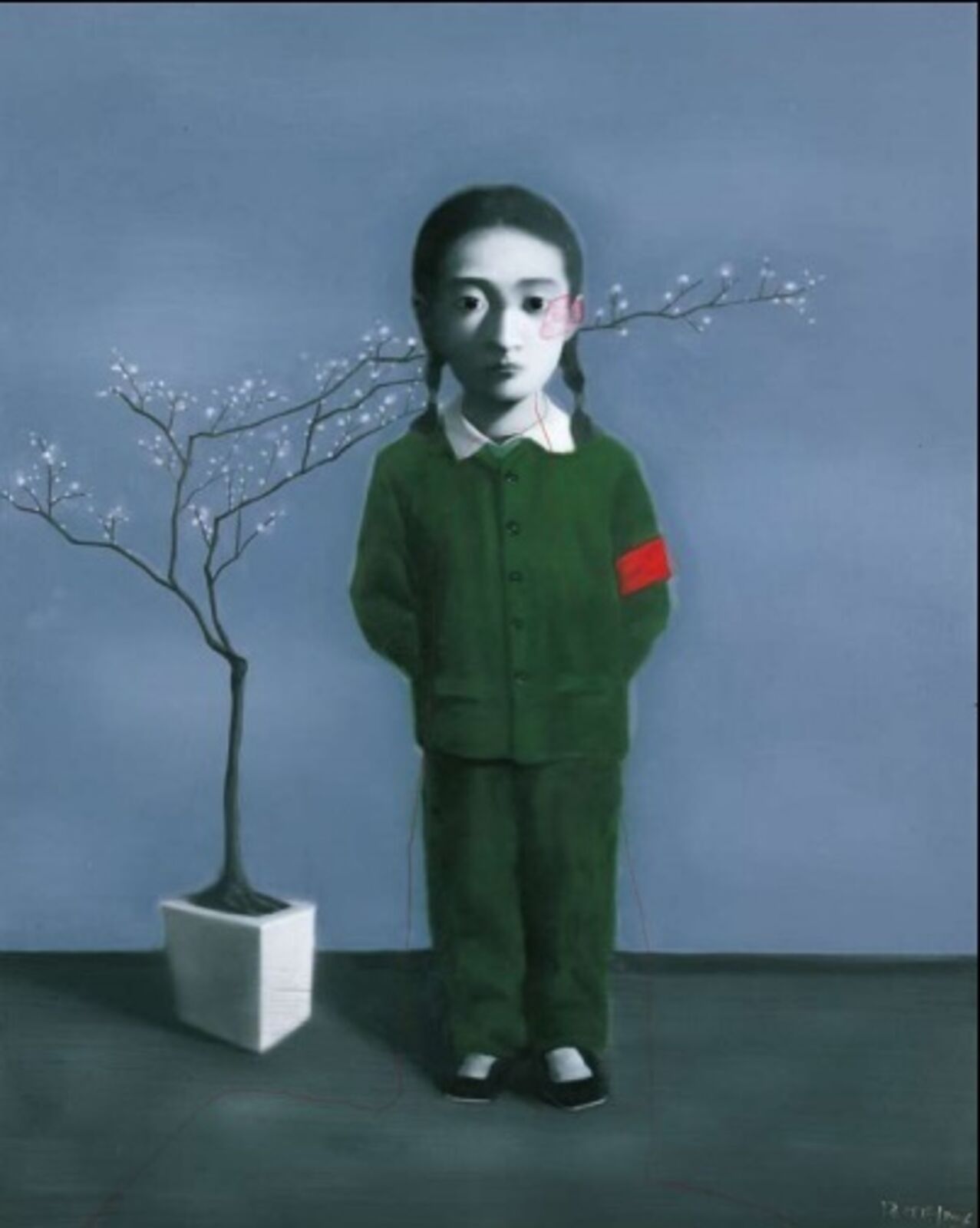 Artwork by Zhang Xiaogang, The Storyteller´s Enchantments (Portfolio of 20), Made of Litography 