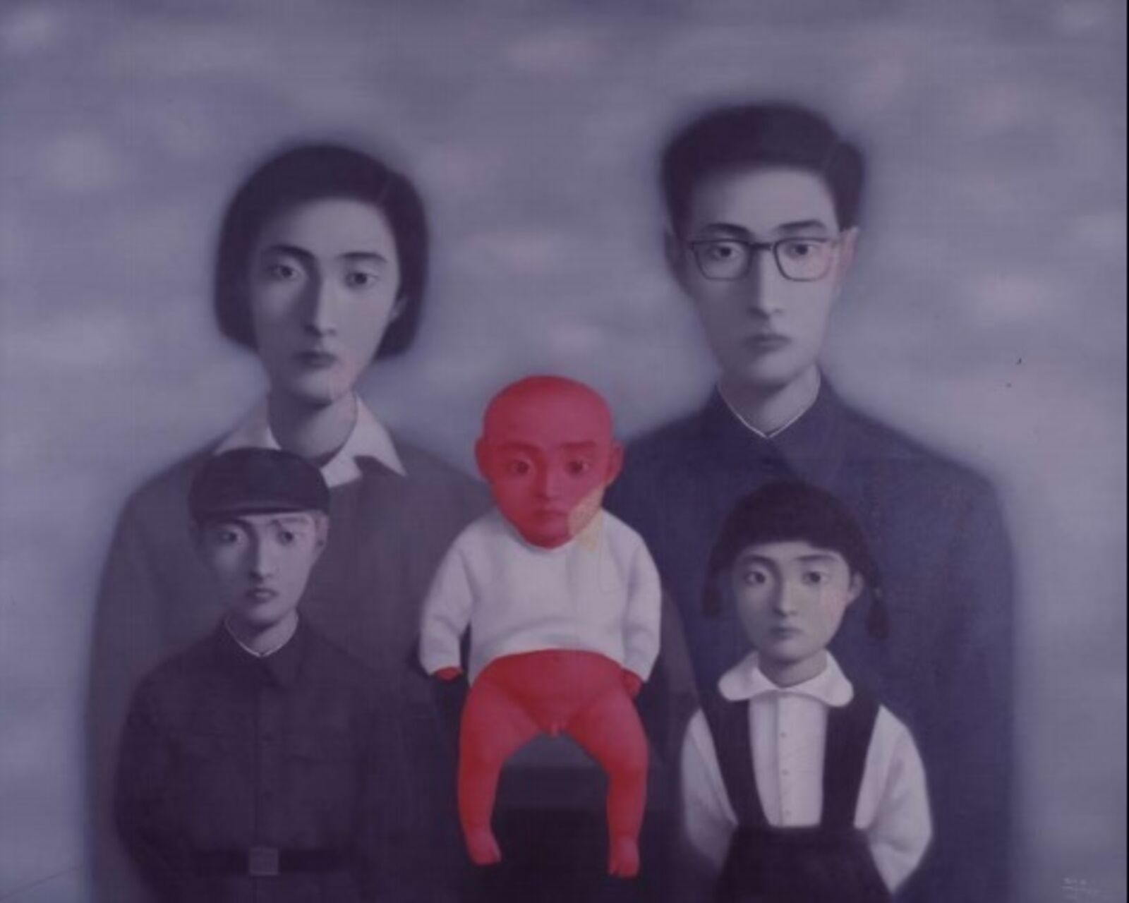 Artwork by Zhang Xiaogang, The Storyteller´s Enchantments (Portfolio of 20), Made of Litography 