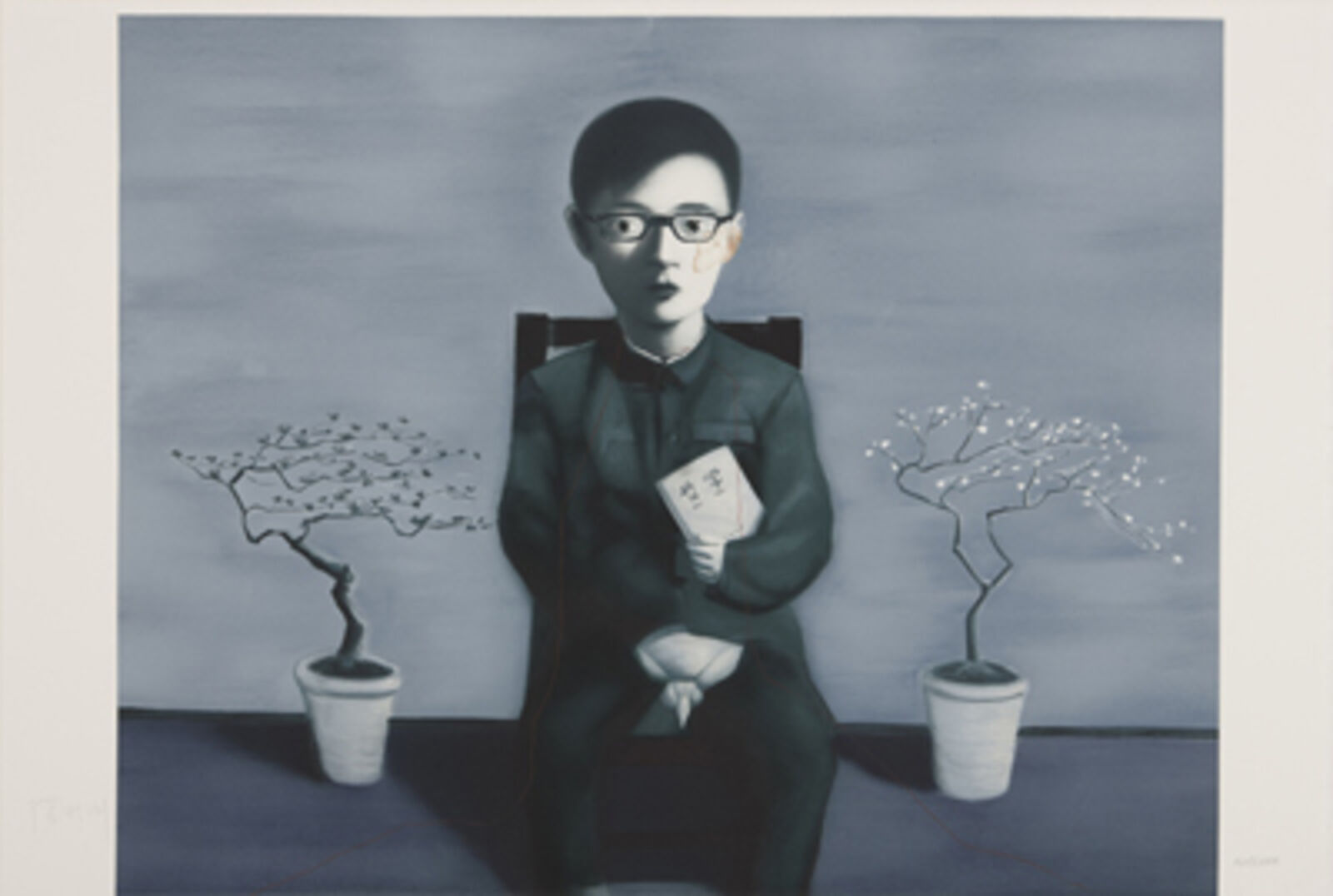 Artwork by Zhang Xiaogang, The Storyteller´s Enchantments (Portfolio of 20), Made of Litography 